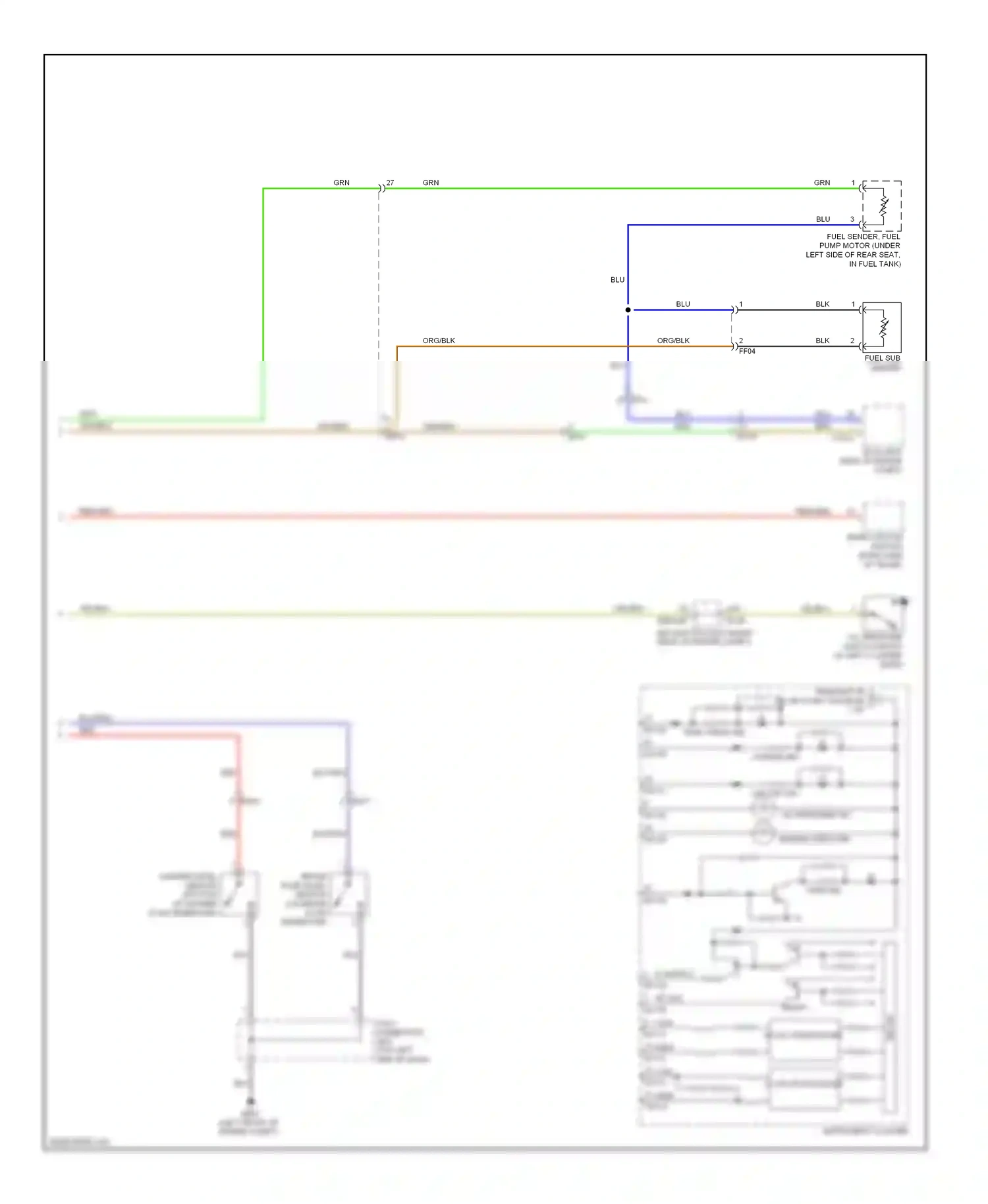 Wiring diagram joint connector for Hyundai Equus II (2009-2013) (10 of 12)