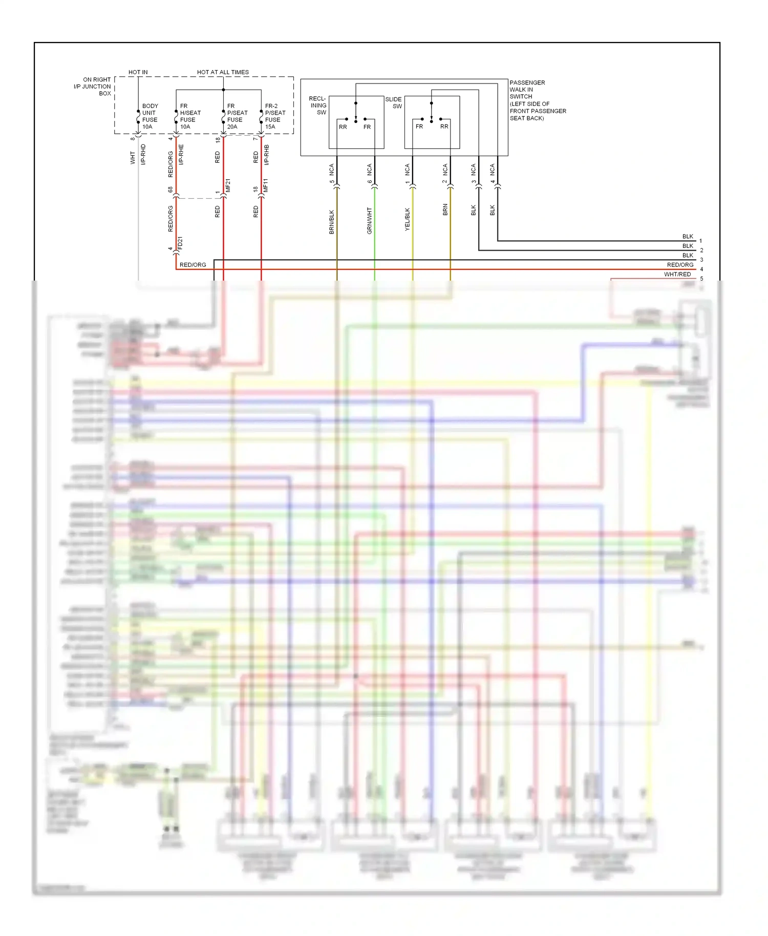 Wiring diagram org/blk for Hyundai Equus II (2009-2013) (36 of 46)