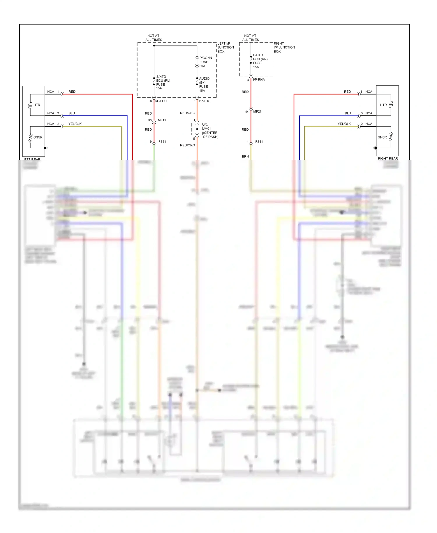 Wiring diagram org/blk for Hyundai Equus II (2009-2013) (34 of 46)