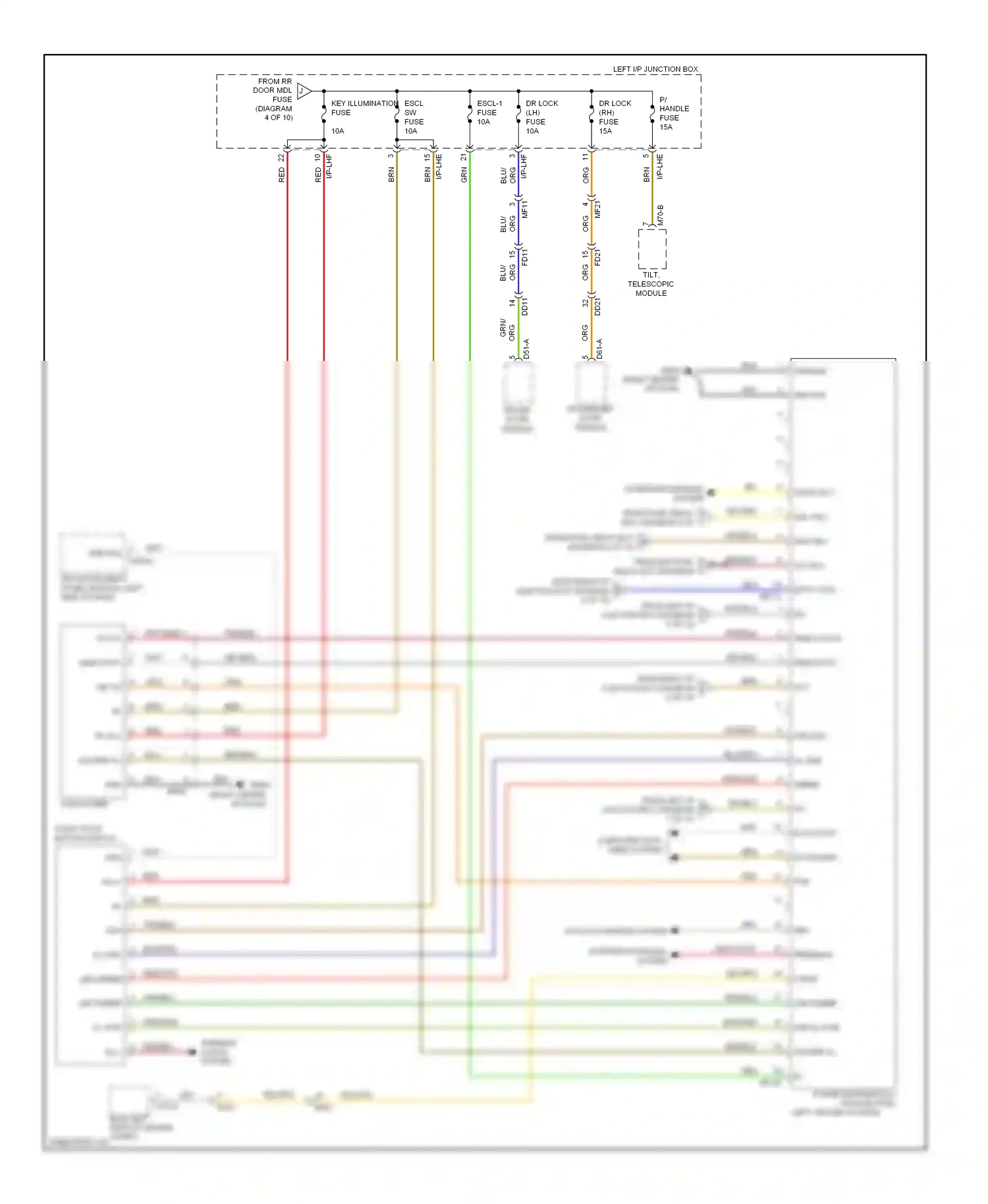 Wiring diagram red for Hyundai Equus II (2009-2013) (41 of 96)