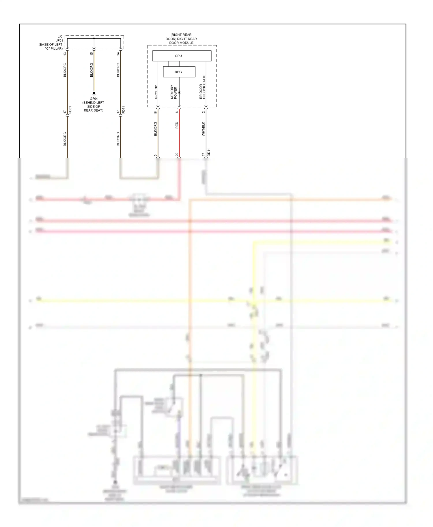 Wiring diagram red for Hyundai Equus II (2009-2013) (9 of 96)