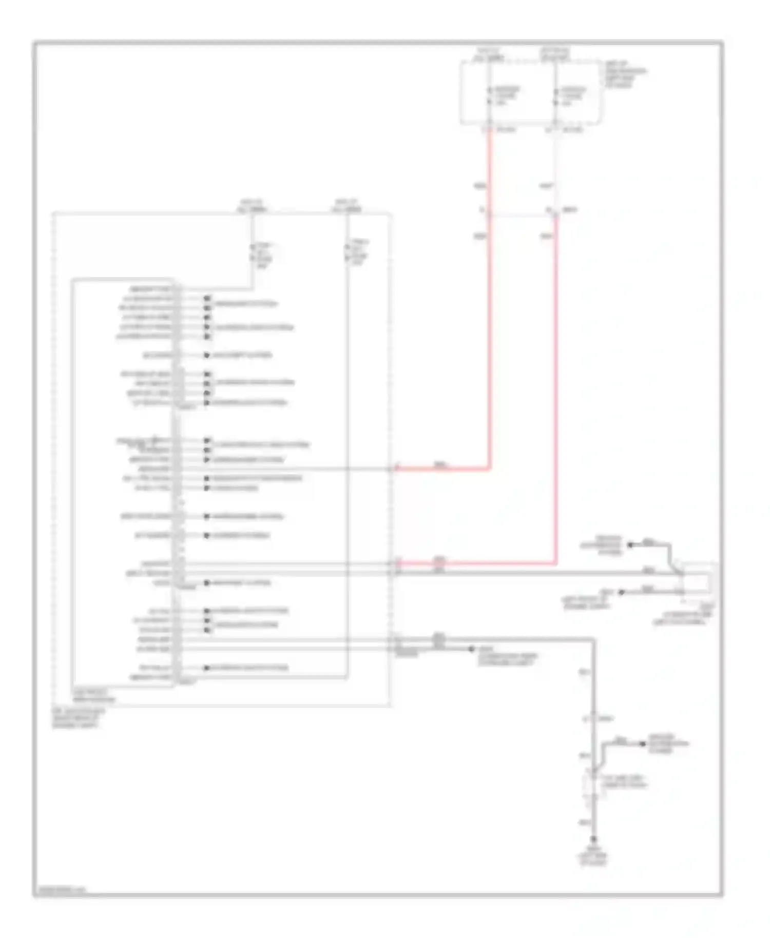 Genesis Hyundai I facelift (2011-2016): Front area module circuit