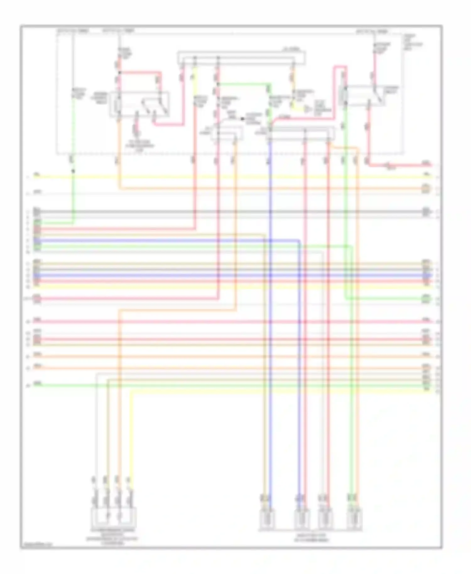 Genesis Hyundai I facelift (2011-2016): Wiring diagram engine performance 2.0l turbo (3 of 6)