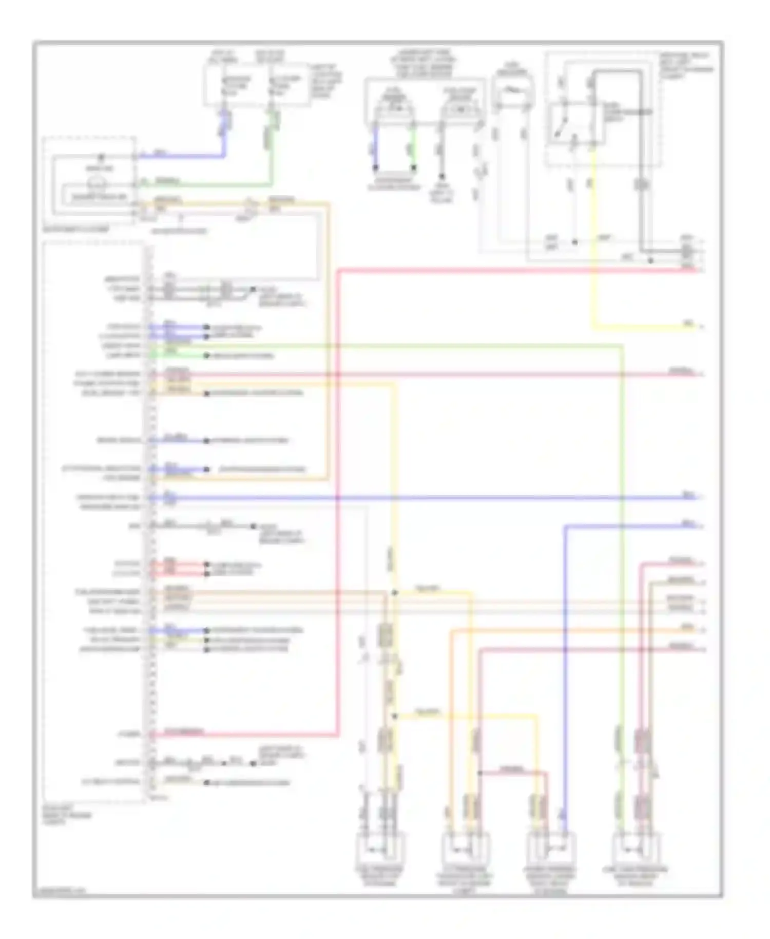 Genesis Hyundai I facelift (2011-2016): Wiring diagram engine performance 3.8l (1 of 6)
