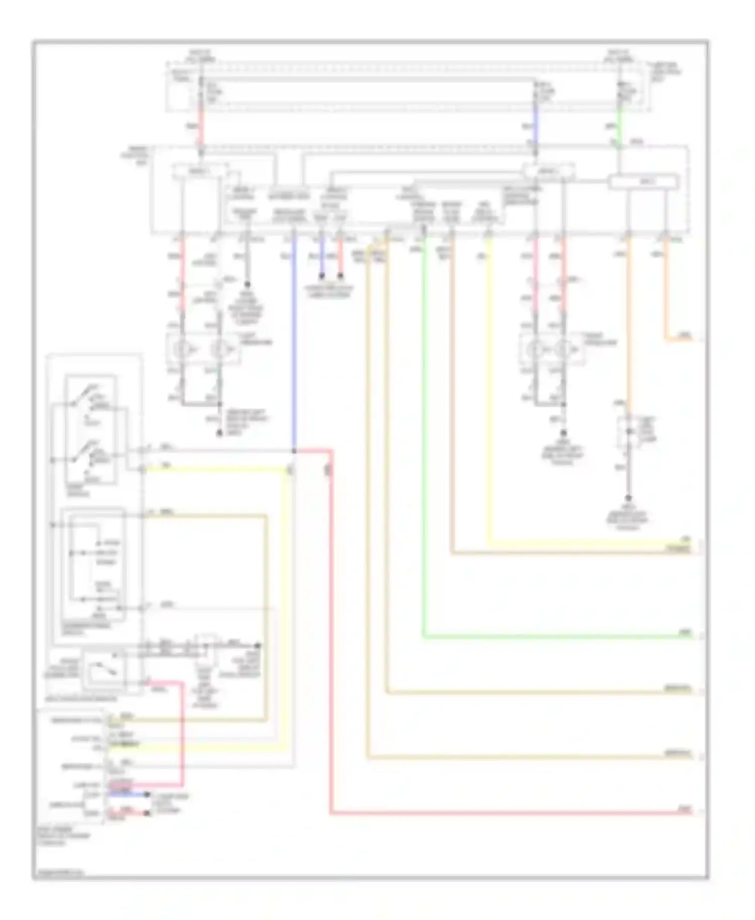 Genesis Hyundai I facelift (2011-2016): Headlamps circuit (1 of 2)