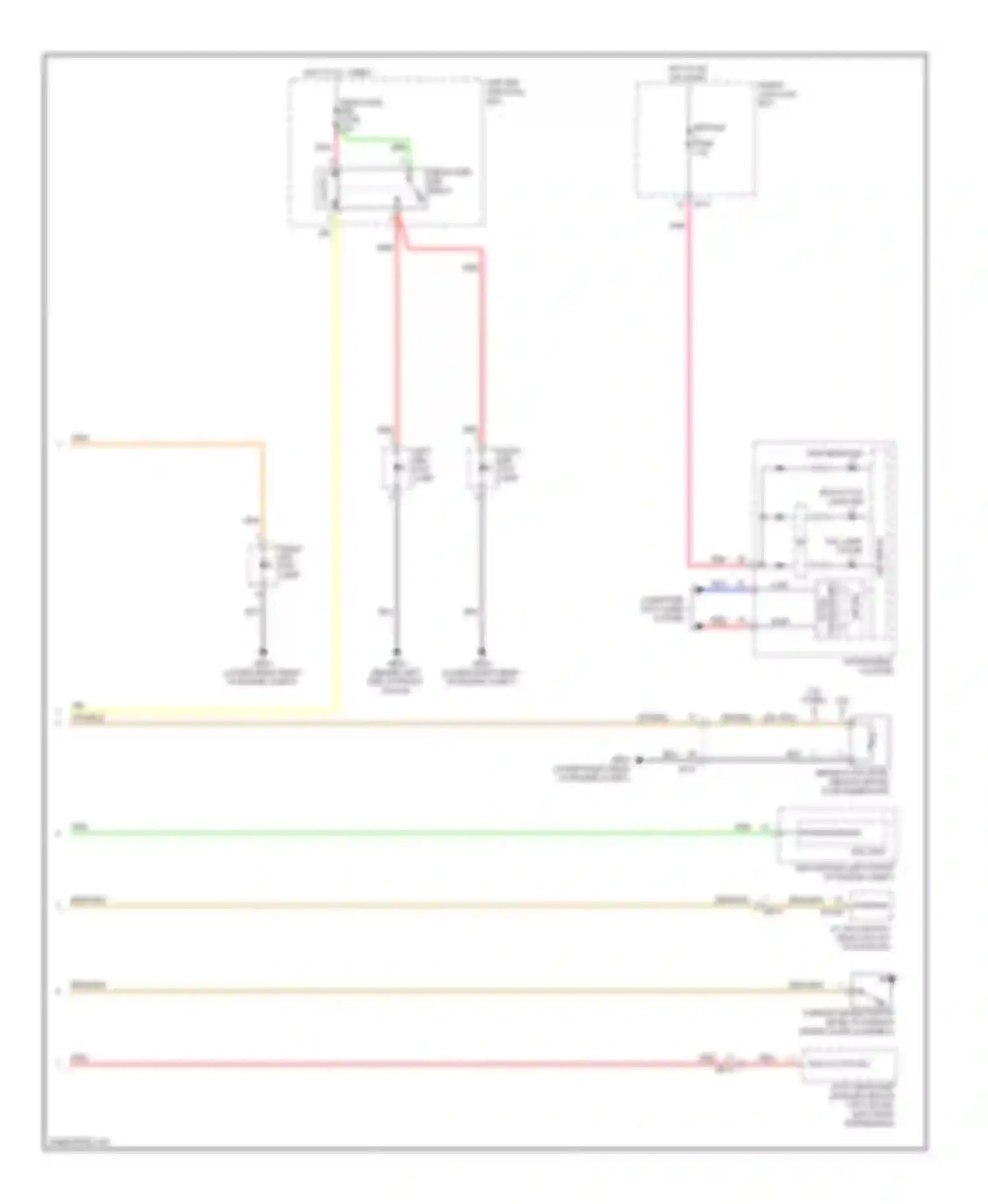 Genesis Hyundai I facelift (2011-2016): Headlamps circuit (2 of 2)