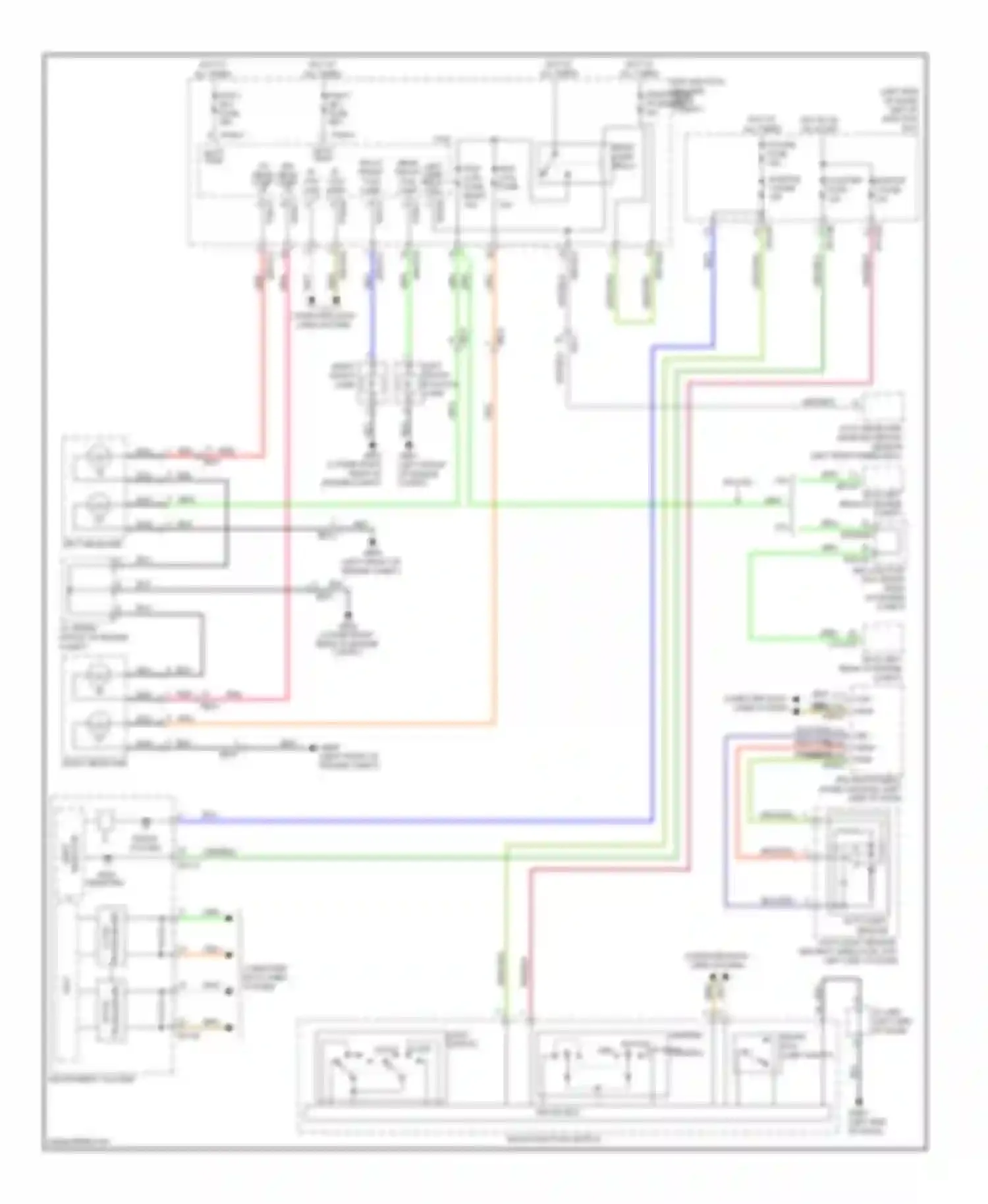 Genesis Hyundai I facelift (2011-2016): Headlamps circuit