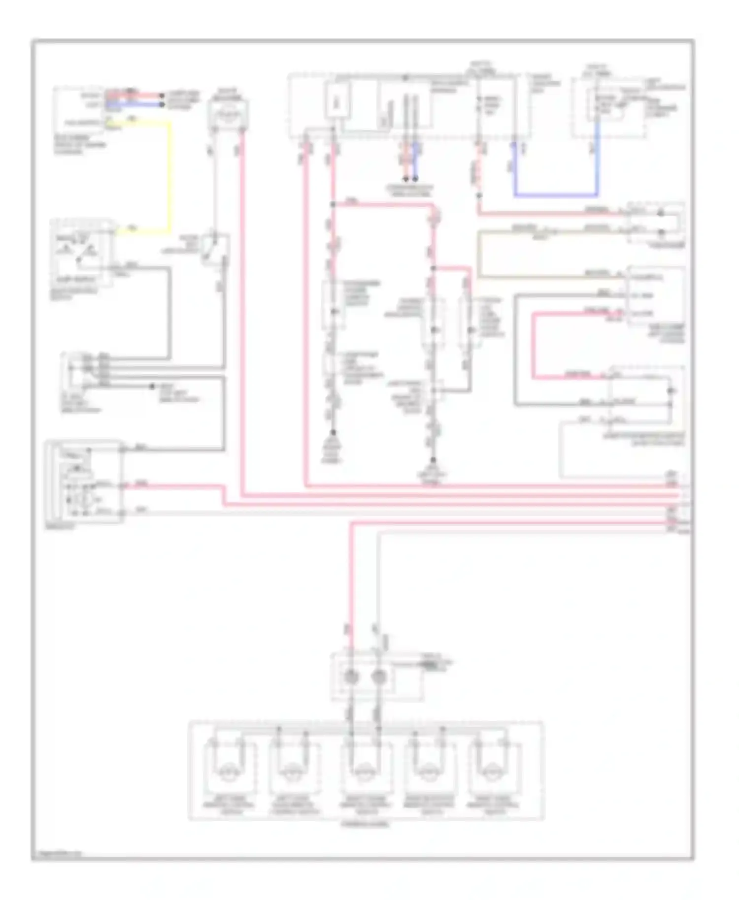 Genesis Hyundai I facelift (2011-2016): Instrument illumination circuit (1 of 2)