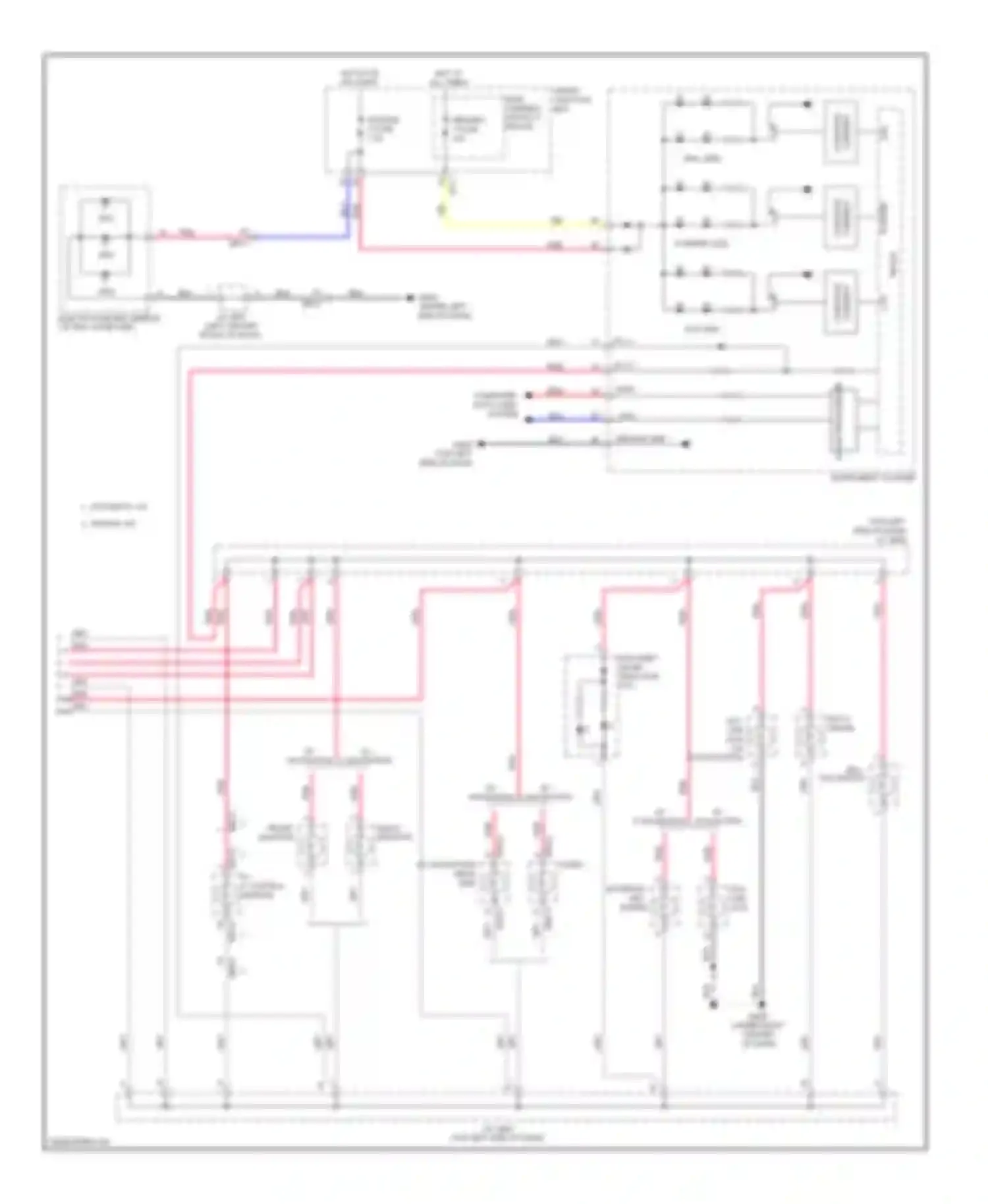 Genesis Hyundai I facelift (2011-2016): Instrument illumination circuit (2 of 2)