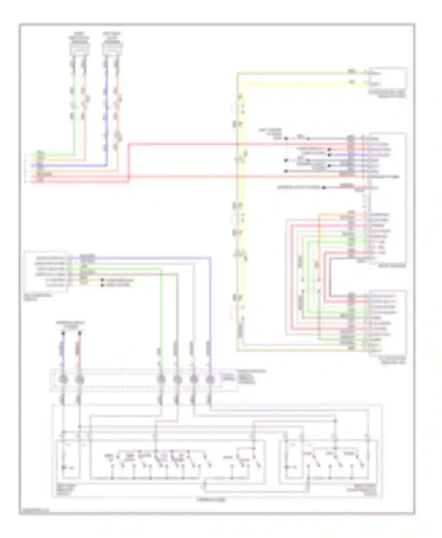 Genesis Hyundai I facelift (2011-2016): Navigation circuit, with audio amplifier (3 of 3)
