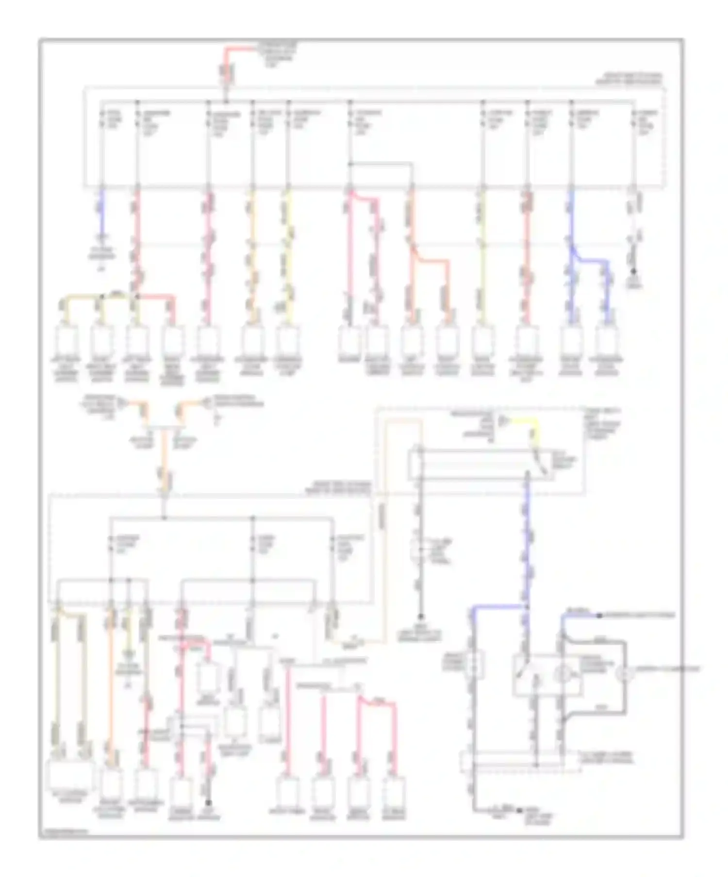 Genesis Hyundai I facelift (2011-2016): Power distribution circuit (6 of 7)
