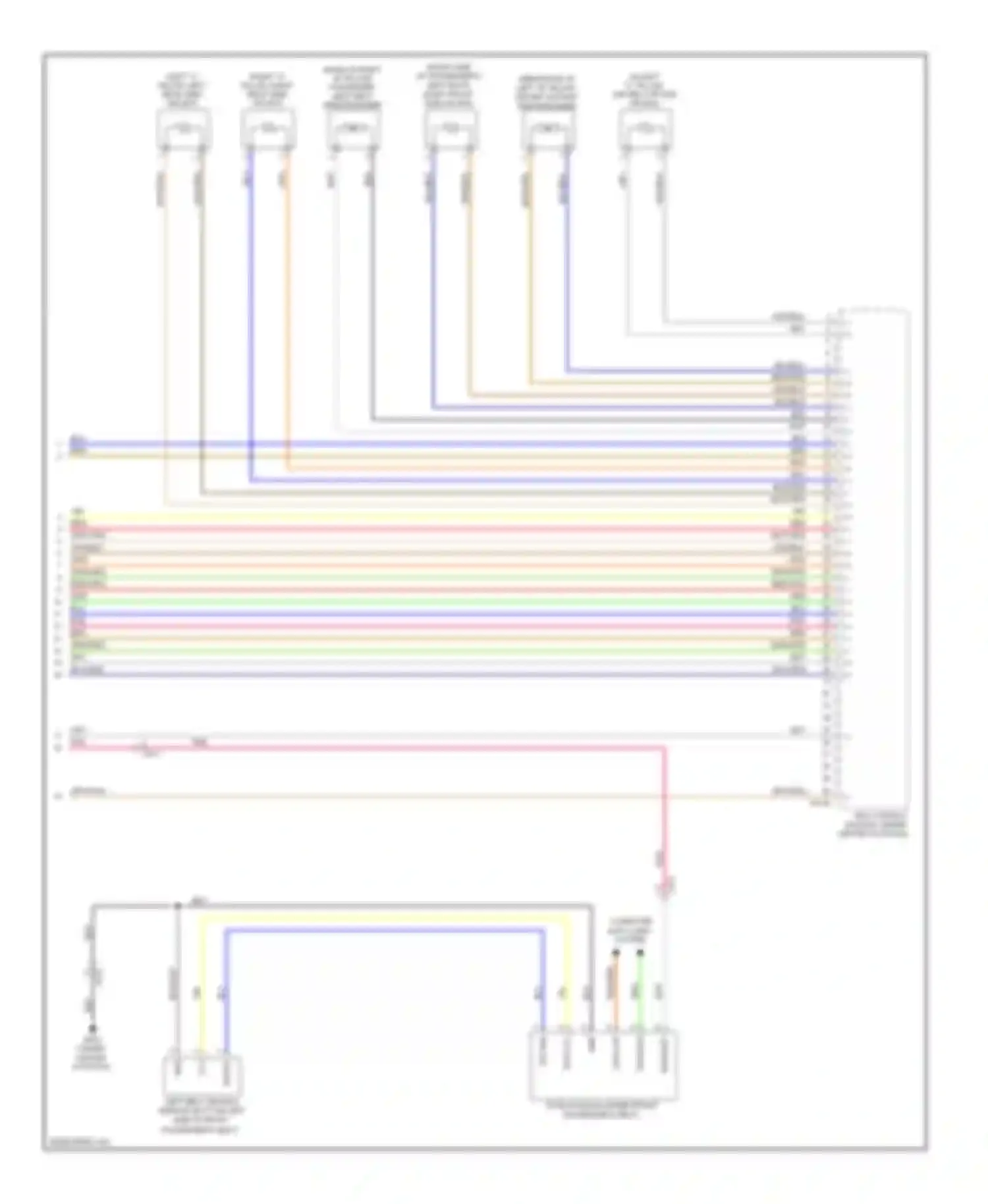 Genesis Hyundai I facelift (2011-2016): Air bag circuit (3 of 3)