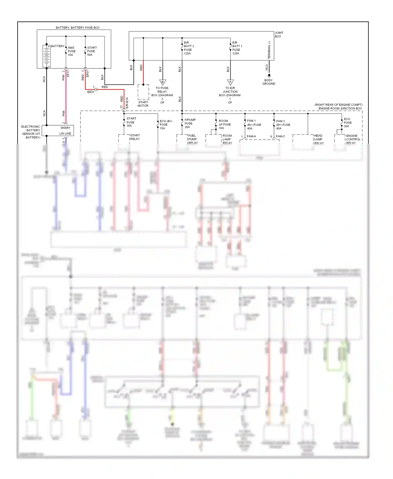 Wiring diagram 3.8l for Hyundai Genesis I facelift (2011-2016) (18 of 26)