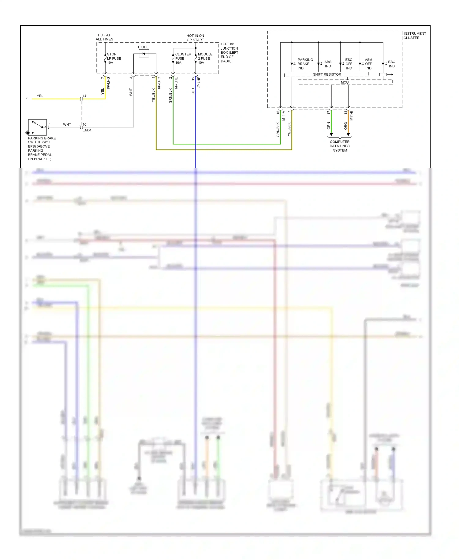 Wiring diagram brn for Hyundai Genesis I facelift (2011-2016) (2 of 144)