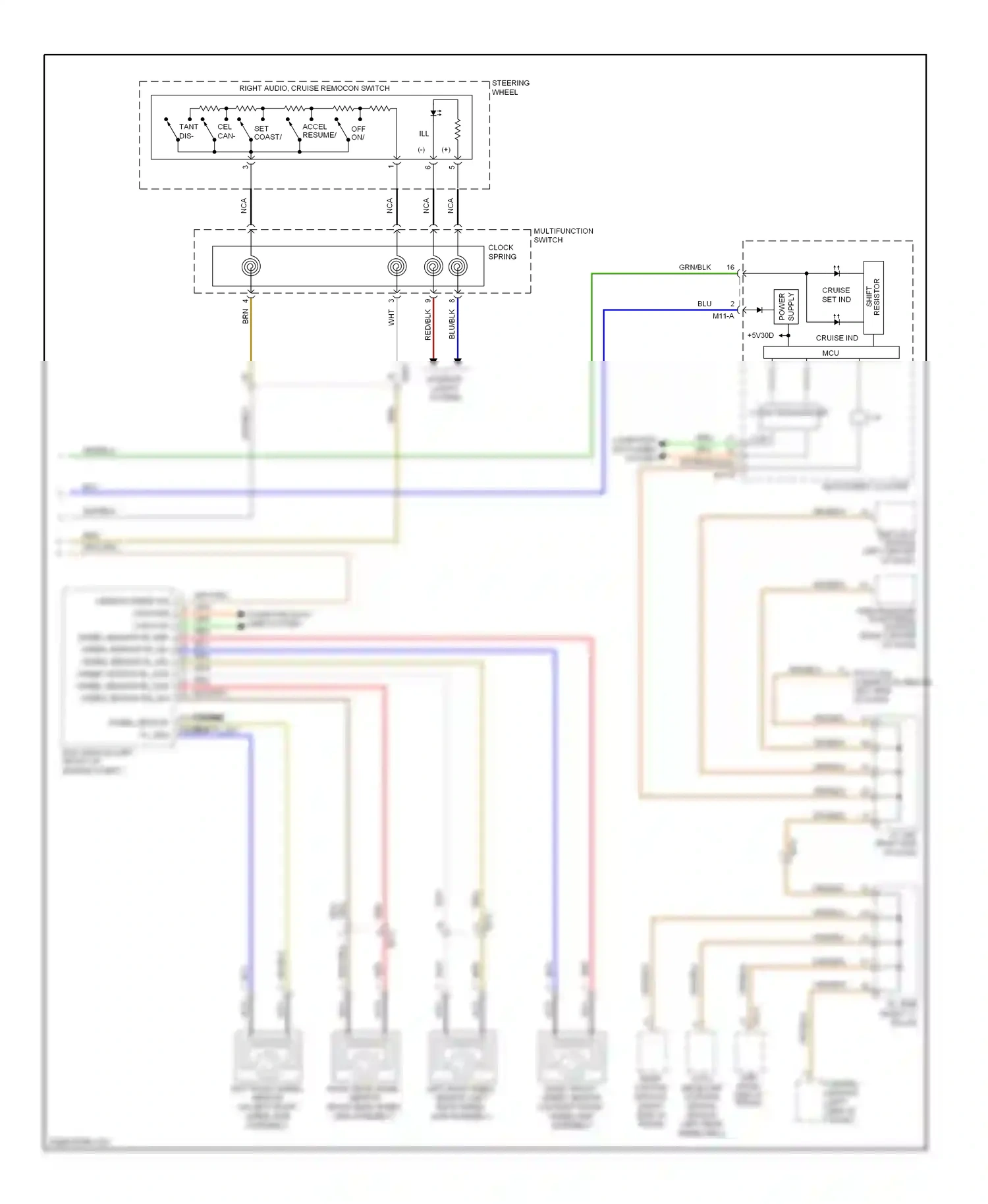 Wiring diagram cel can- set coast/ for Hyundai Genesis I facelift (2011-2016) (1 of 1)