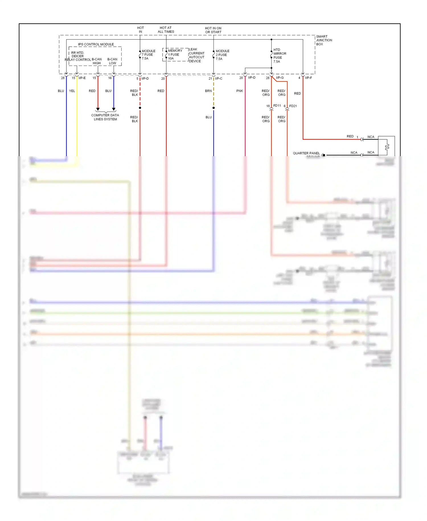 Hyundai Genesis I facelift (2011-2016) data wiring diagram  (1 of 3)