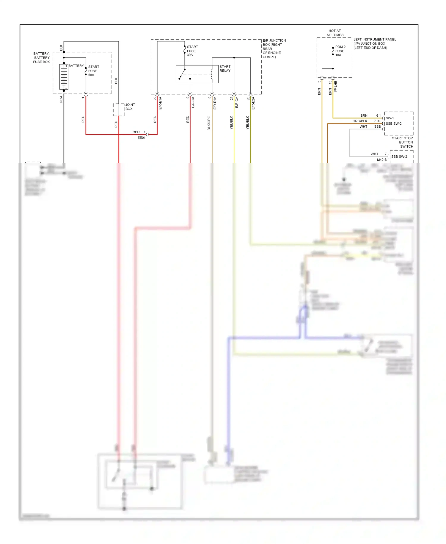 Wiring diagram e/r-ca for Hyundai Genesis I facelift (2011-2016) (11 of 17)
