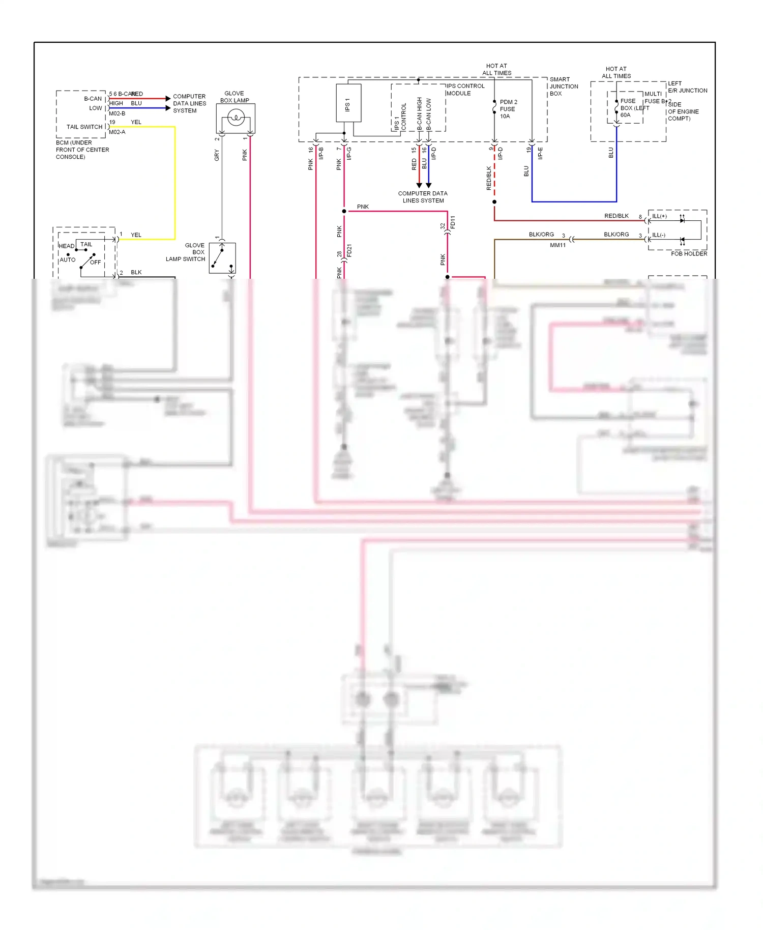 Wiring diagram multi- function switch clock spring for Hyundai Genesis I facelift (2011-2016) (1 of 1)