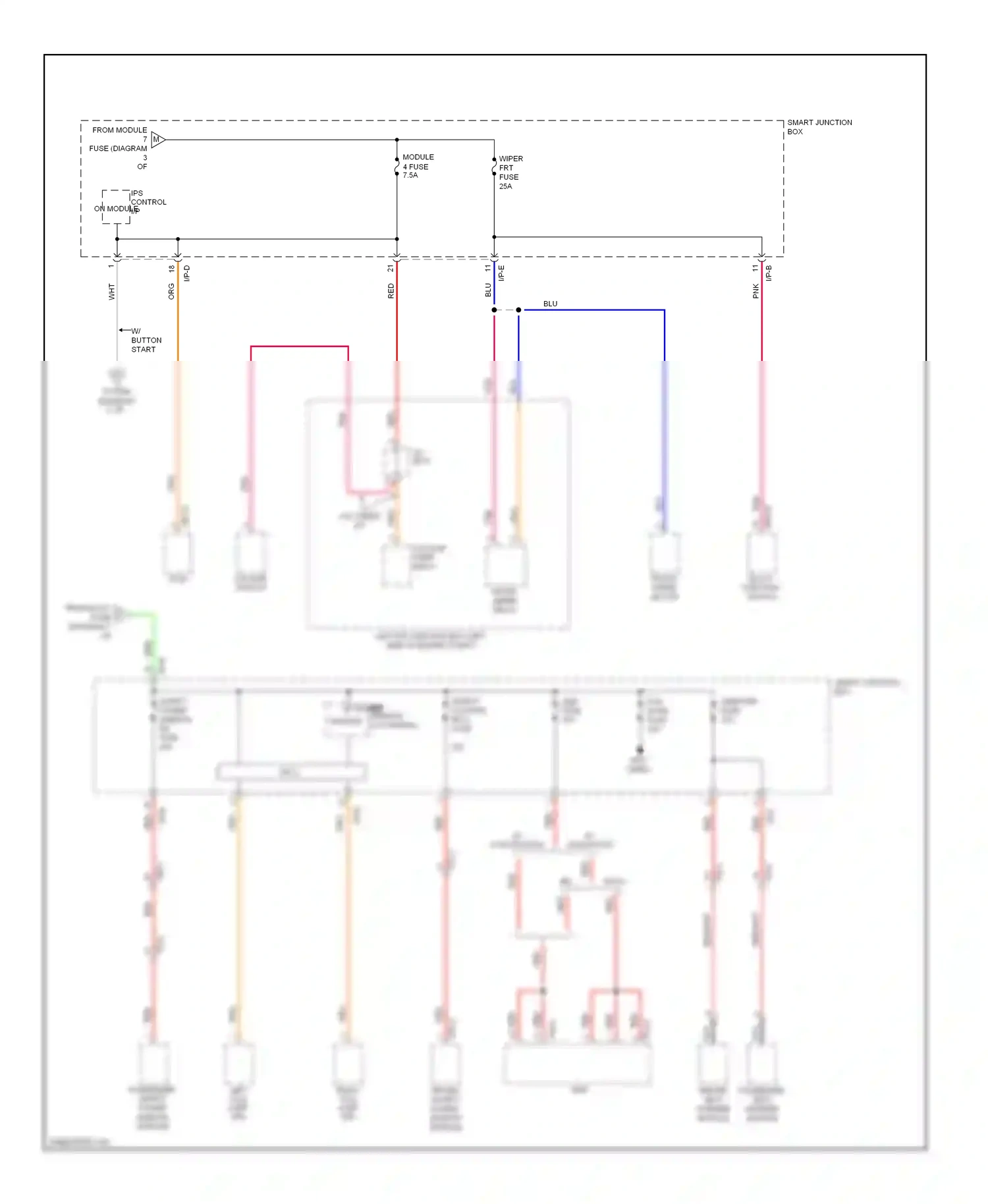 Wiring diagram multi- function switch for Hyundai Genesis I facelift (2011-2016) (21 of 22)
