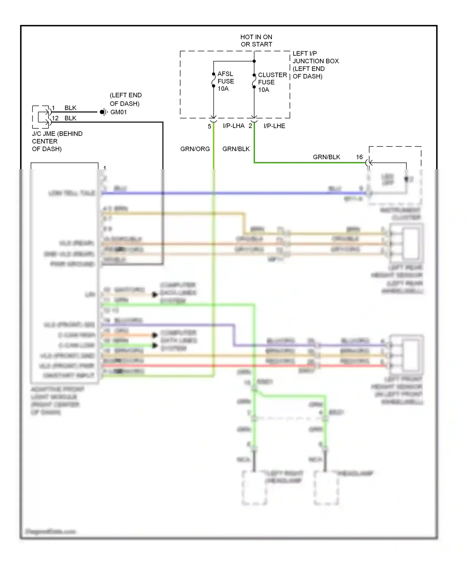 Wiring diagram nca for Hyundai Genesis I facelift (2011-2016) (31 of 142)