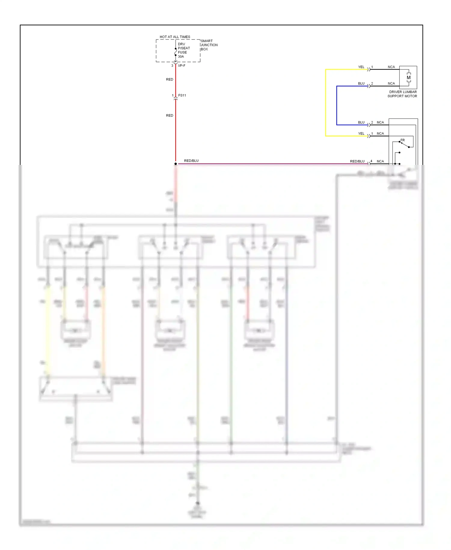 Wiring diagram red for Hyundai Genesis I facelift (2011-2016) (165 of 179)