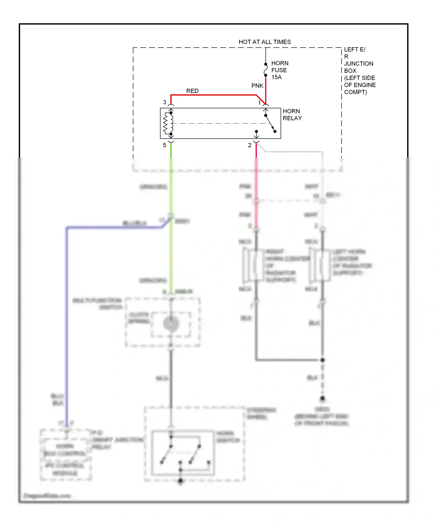 Wiring diagram red for Hyundai Genesis I facelift (2011-2016) (35 of 179)