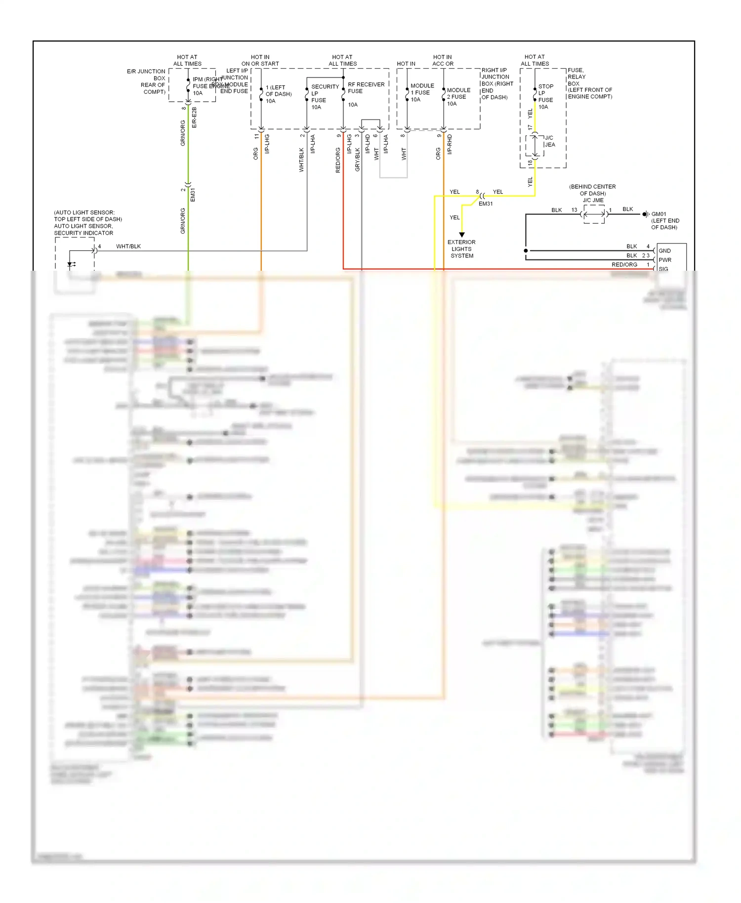 Wiring diagram red for Hyundai Genesis I facelift (2011-2016) (10 of 179)