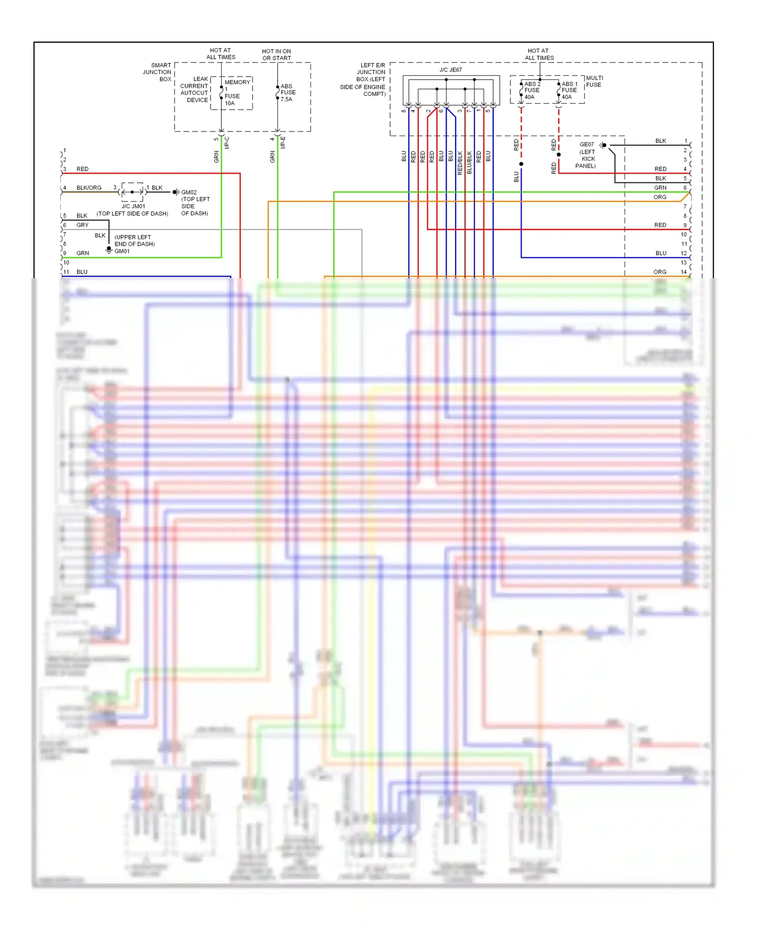 Wiring diagram red/blk for Hyundai Genesis I facelift (2011-2016) (53 of 71)