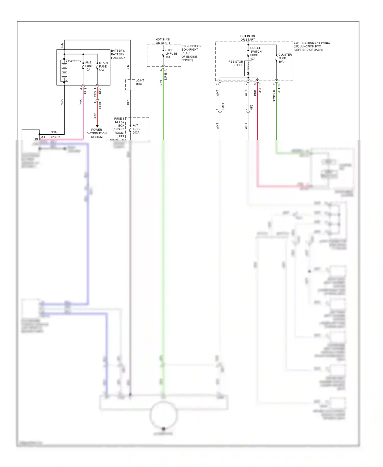 Wiring diagram shift resistor for Hyundai Genesis I facelift (2011-2016) (1 of 11)