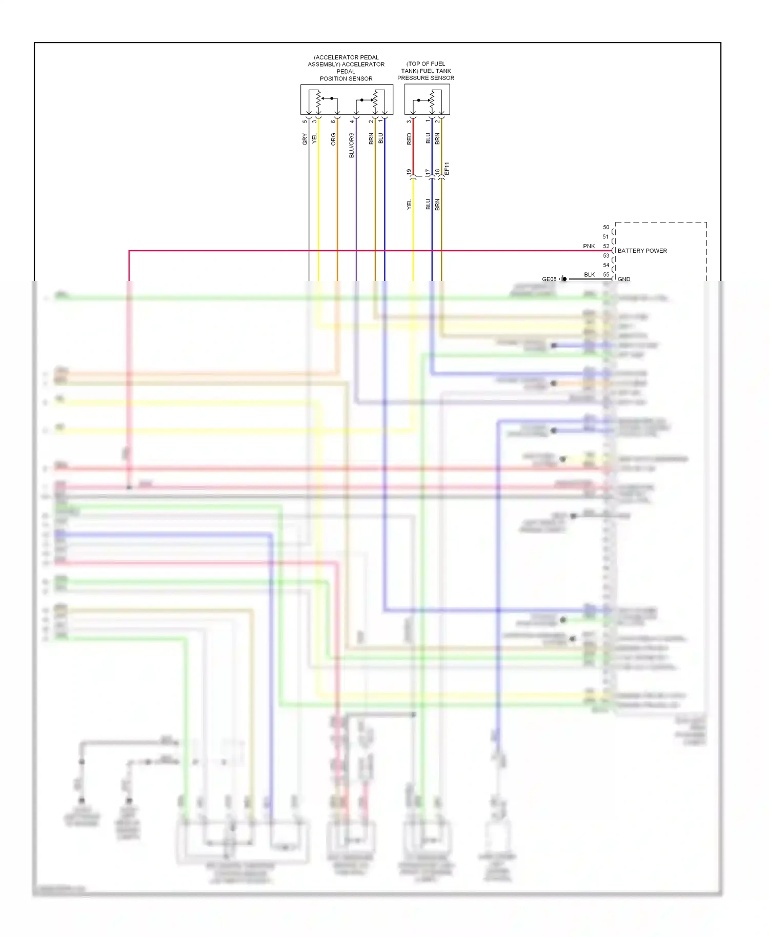 Wiring diagram start relay control engine ctrl rly ctrl f/pump rly ctrl ccv control for Hyundai Genesis I facelift (2011-2016) (1 of 1)