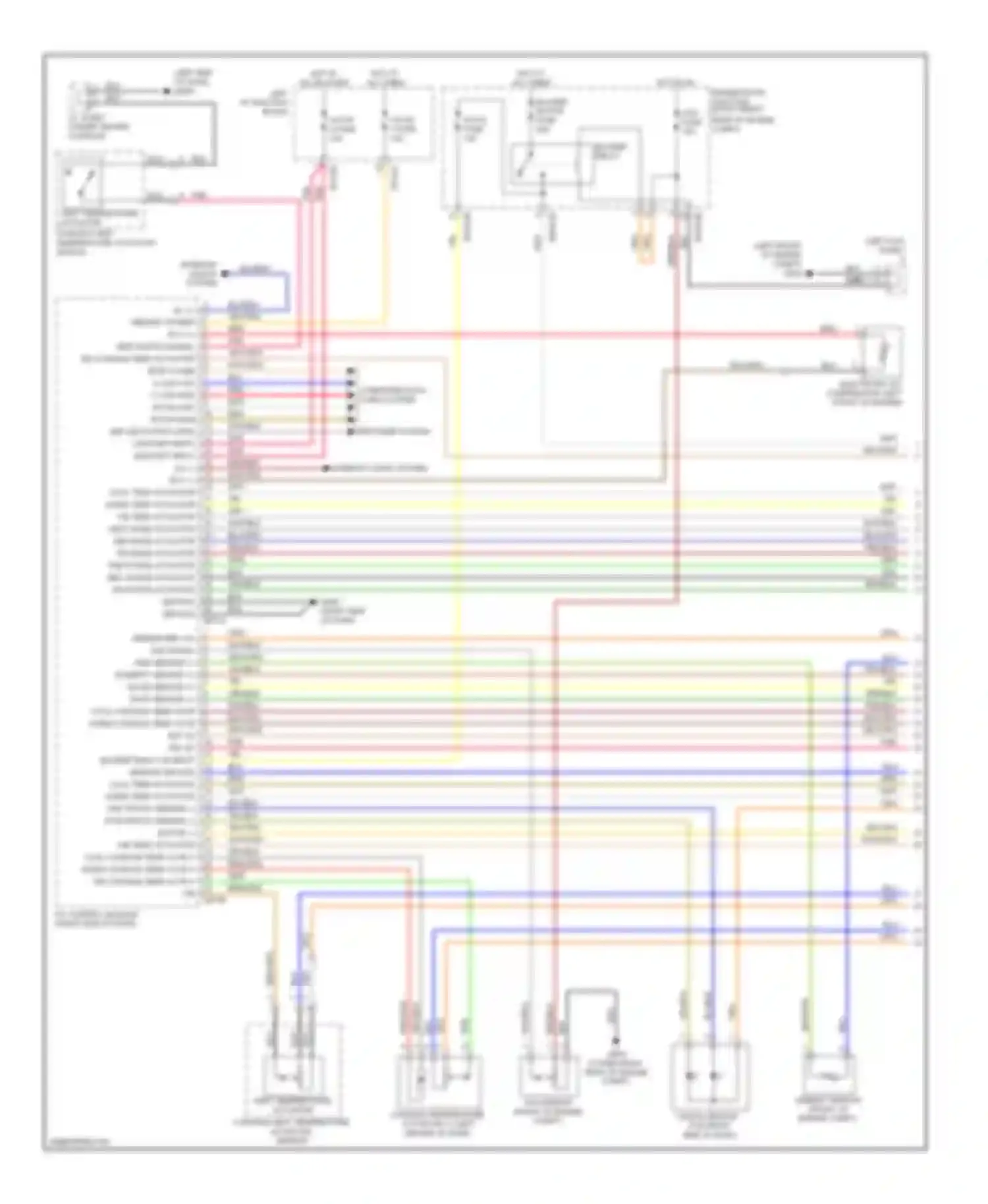 Genesis Hyundai I (2008-2011): Automatic a/c circuit (1 of 3)