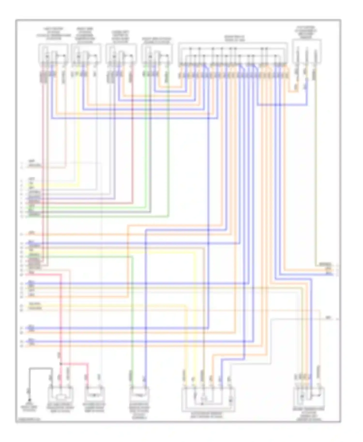Genesis Hyundai I (2008-2011): Automatic a/c circuit (2 of 3)