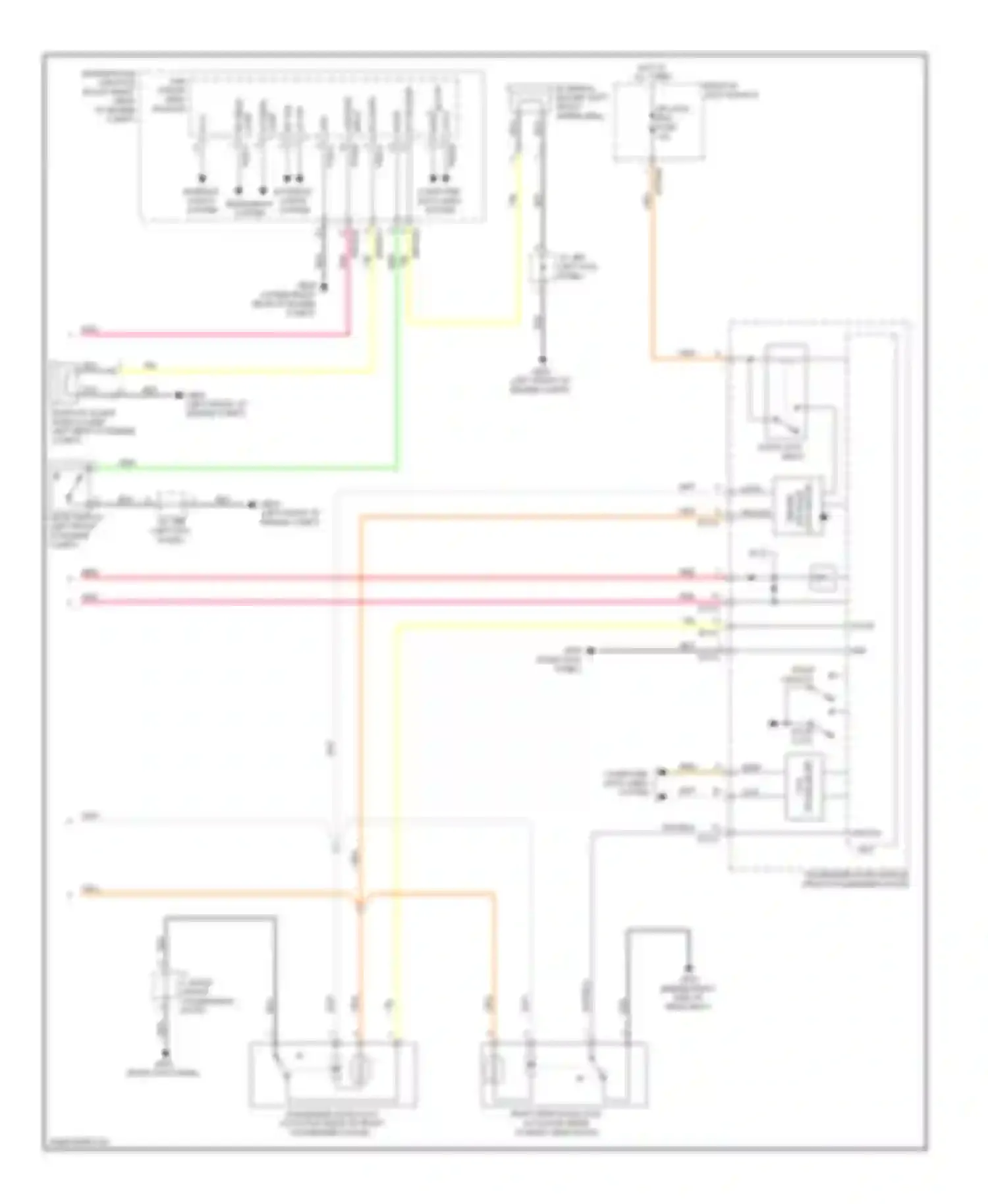 Genesis Hyundai I (2008-2011): Forced entry circuit (2 of 2)