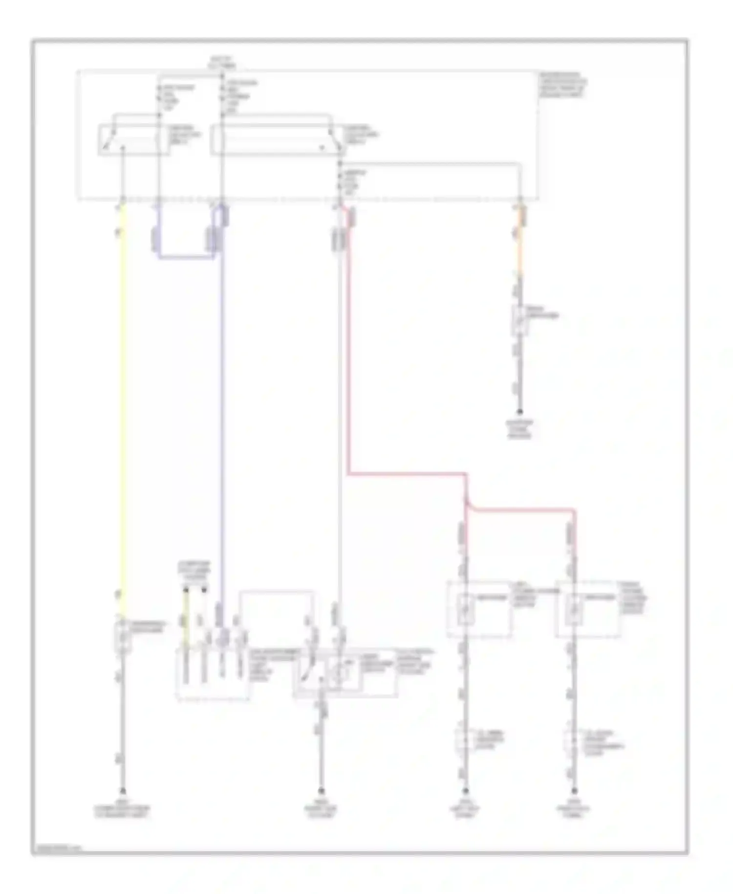 Genesis Hyundai I (2008-2011): Defoggers circuit