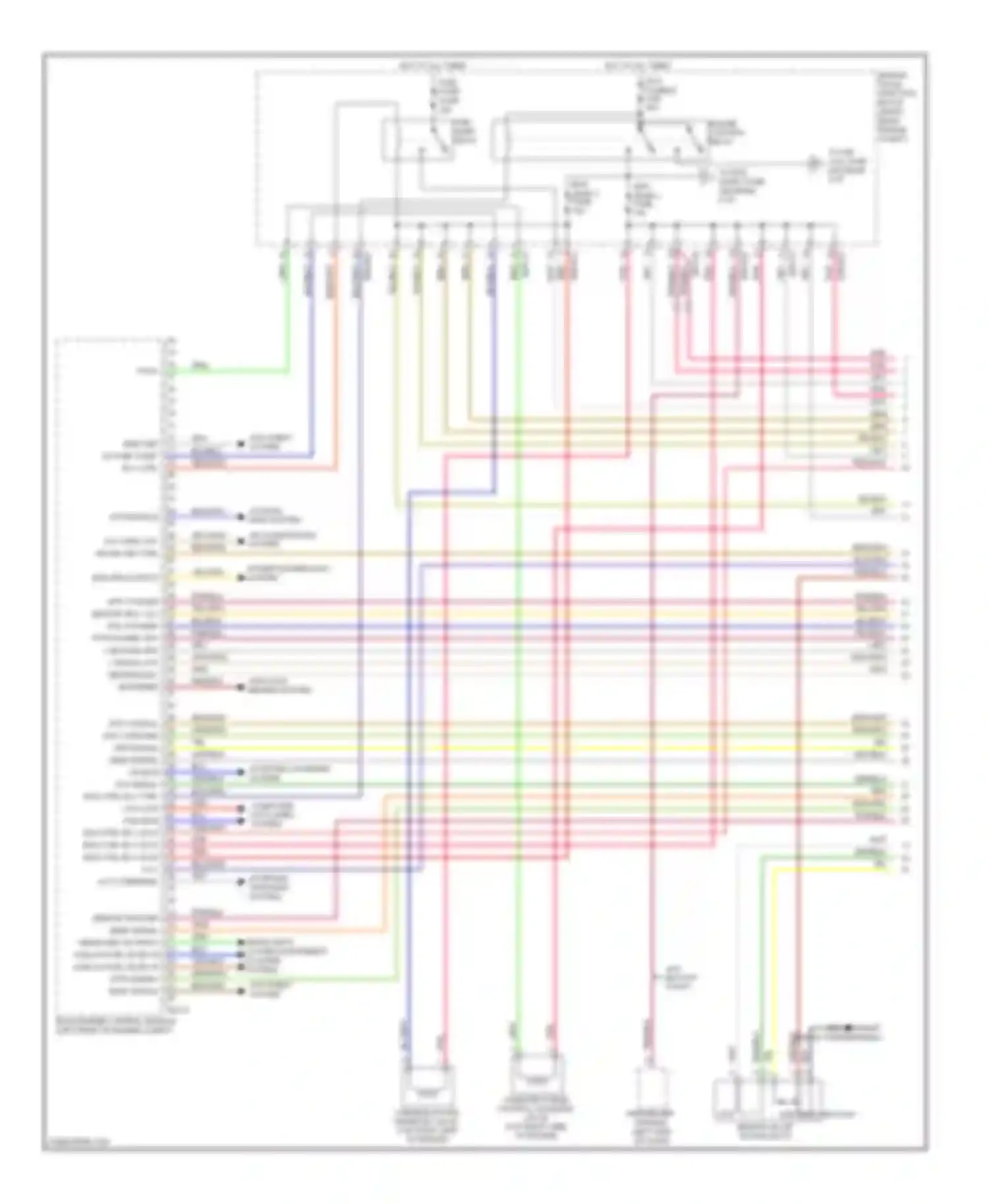 Genesis Hyundai I (2008-2011): Wiring diagram engine performance 3.8l (1 of 5)