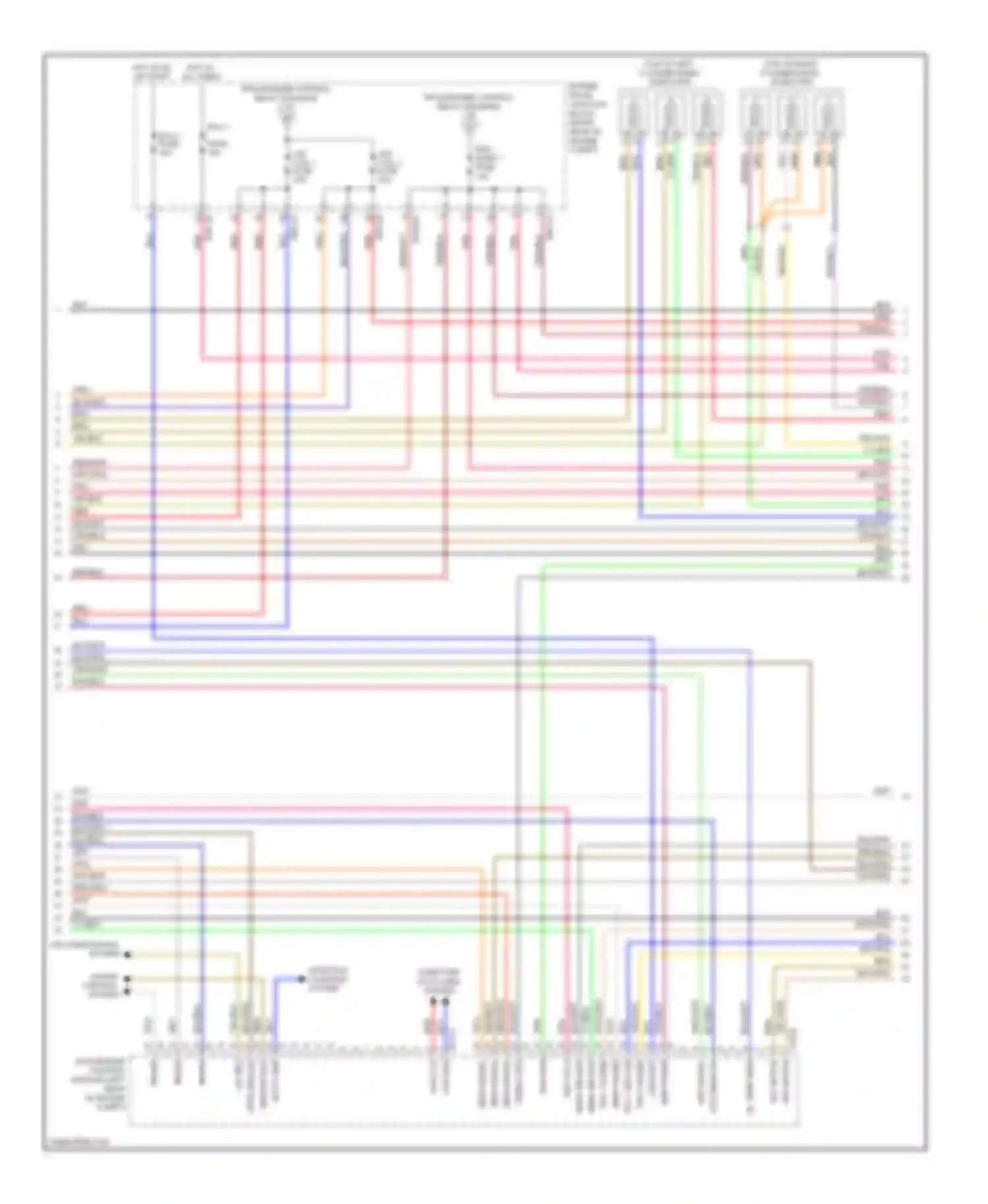 Genesis Hyundai I (2008-2011): Wiring diagram engine performance 3.8l (4 of 5)