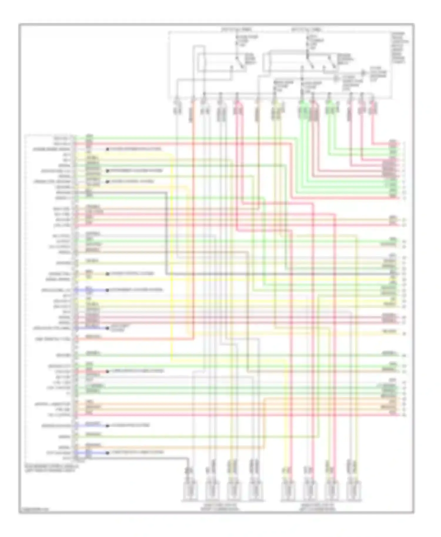 Genesis Hyundai I (2008-2011): Wiring diagram engine performance 4.6l (1 of 5)