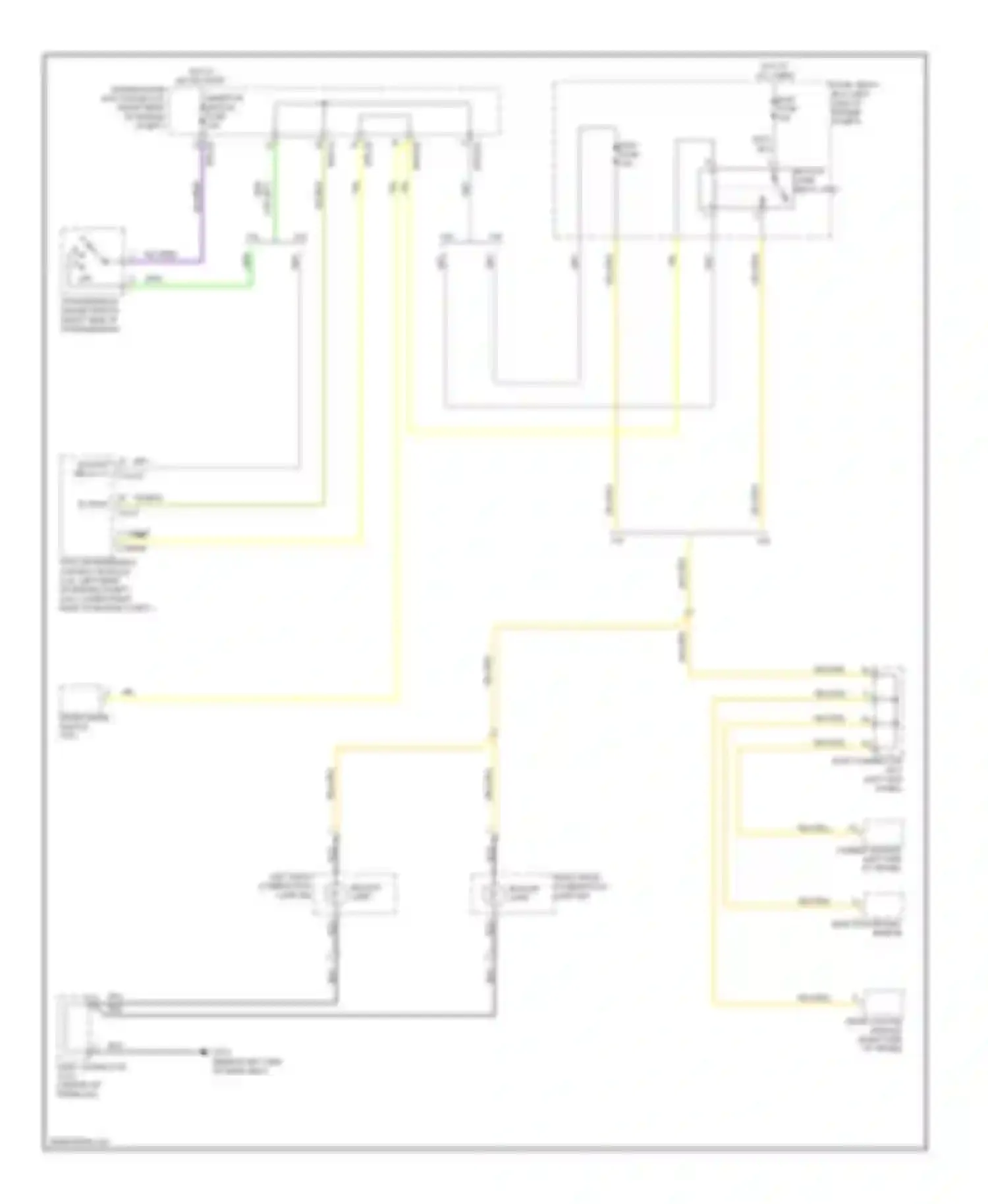 Genesis Hyundai I (2008-2011): Backup lamps circuit