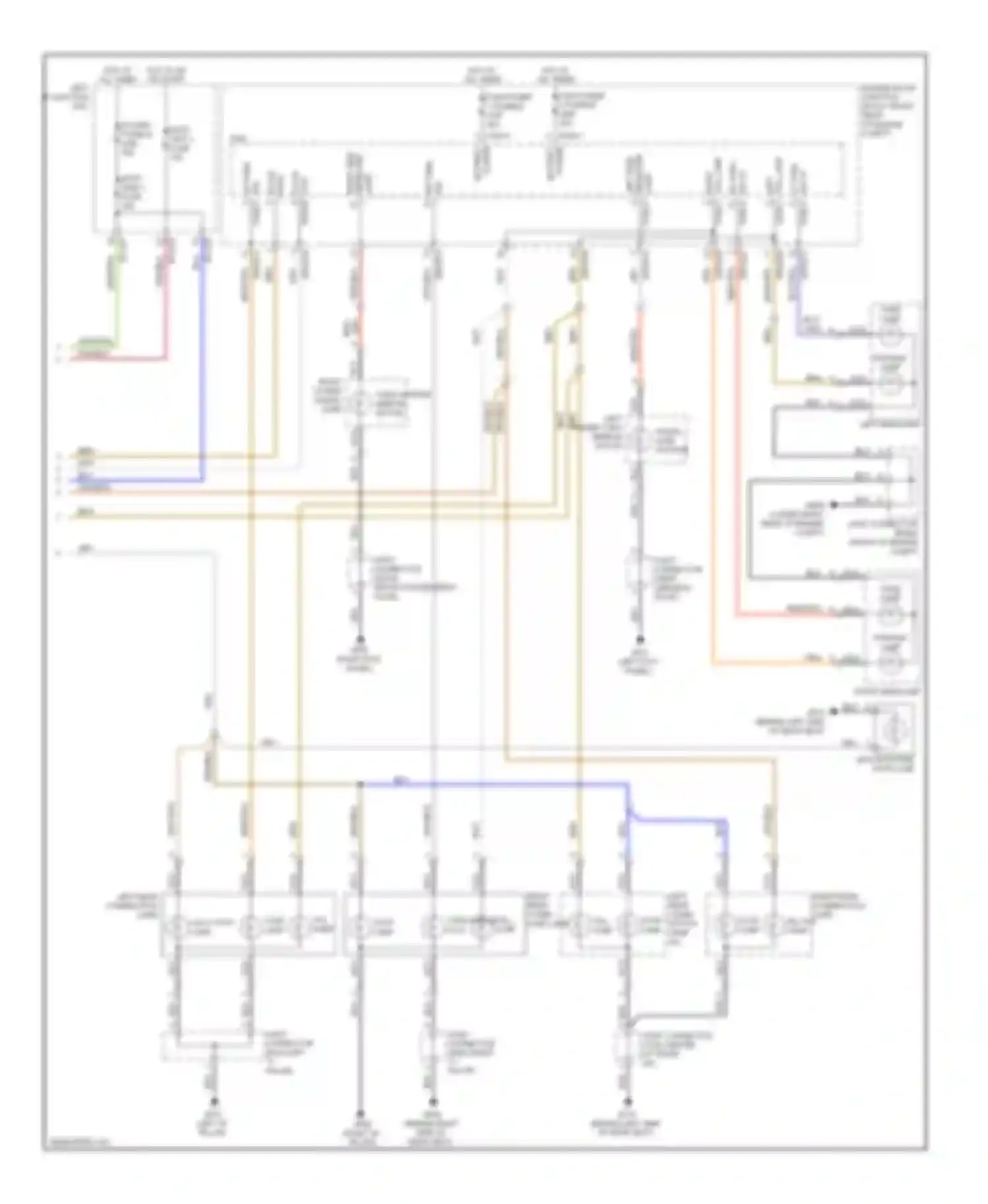 Genesis Hyundai I (2008-2011): Exterior lamps circuit (2 of 2)