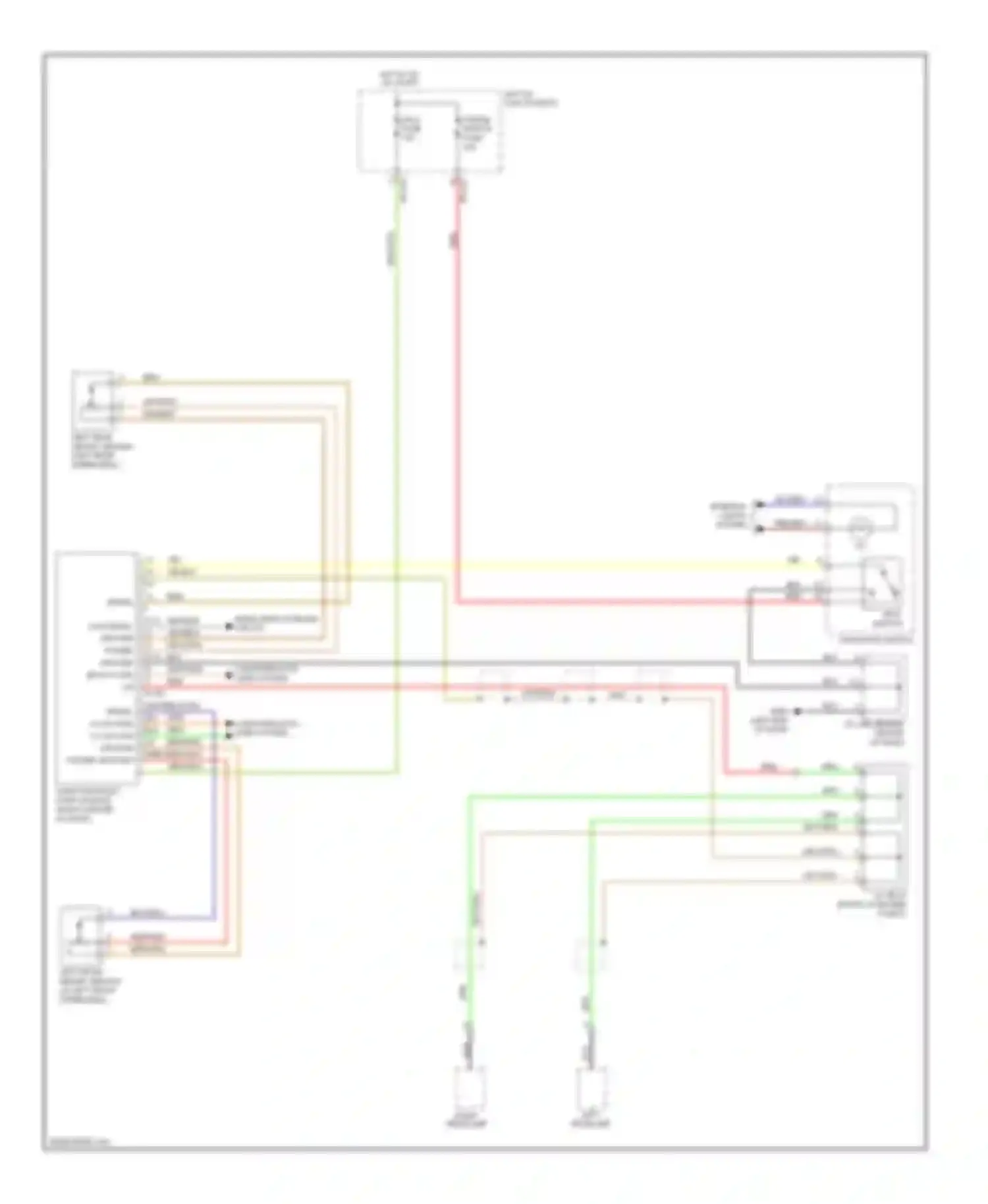 Genesis Hyundai I (2008-2011): Adaptive front lighting circuit