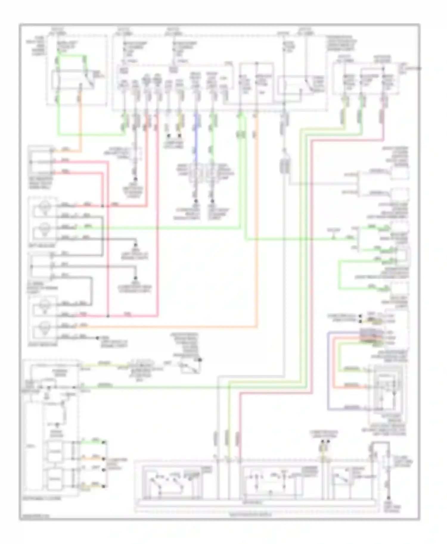 Genesis Hyundai I (2008-2011): Headlamps circuit
