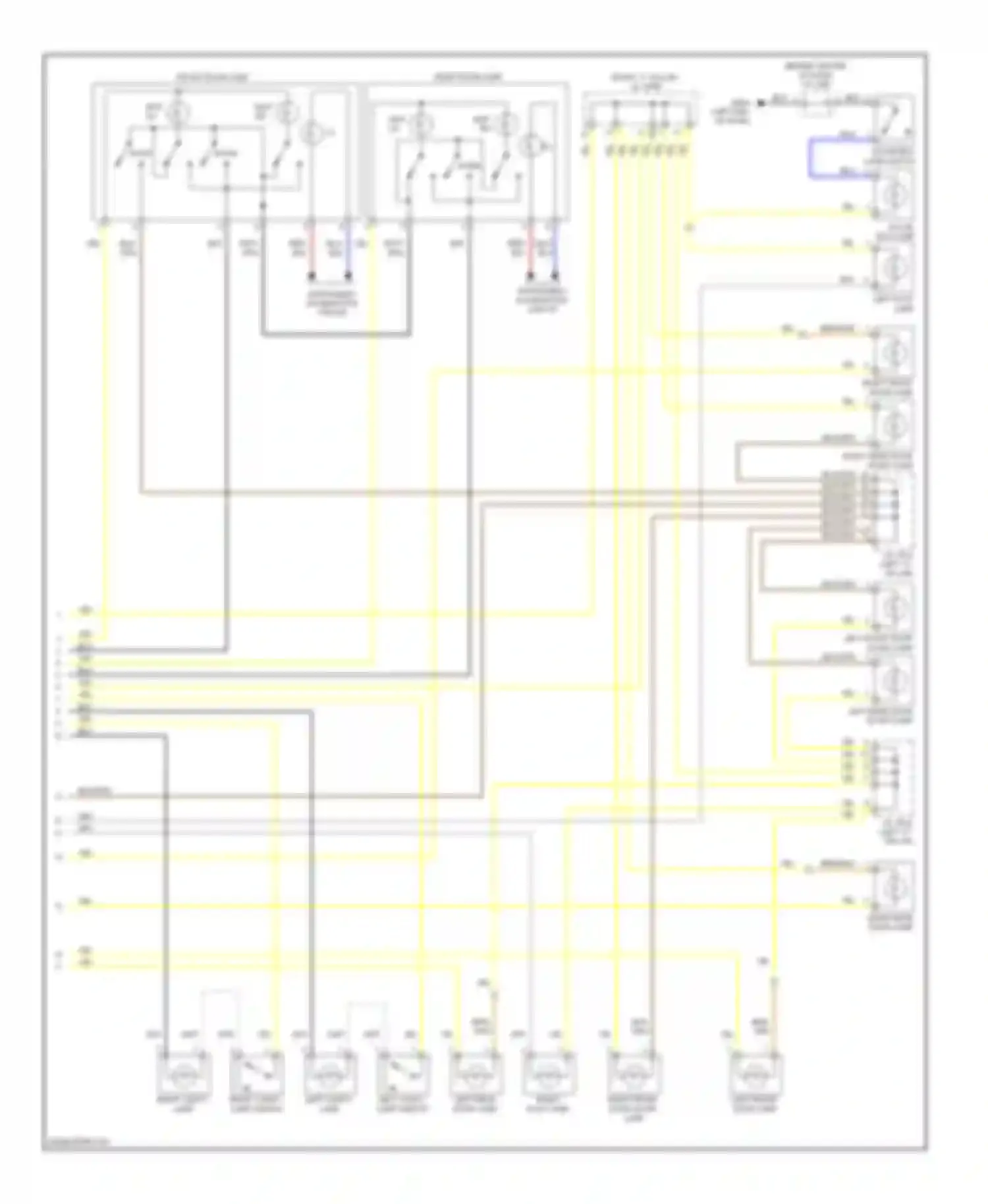 Genesis Hyundai I (2008-2011): Courtesy lamps circuit (2 of 2)