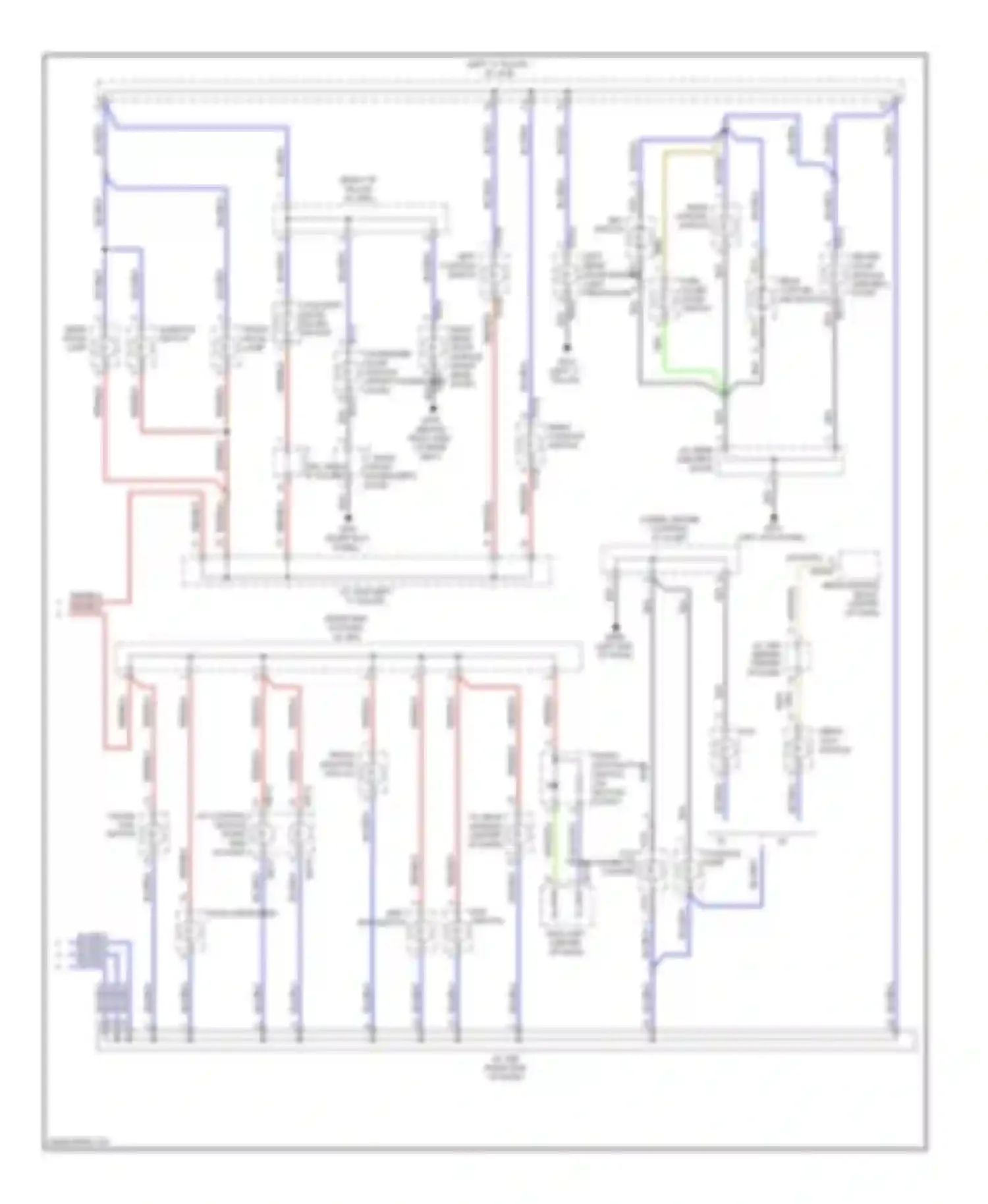 Genesis Hyundai I (2008-2011): Instrument illumination circuit (2 of 2)