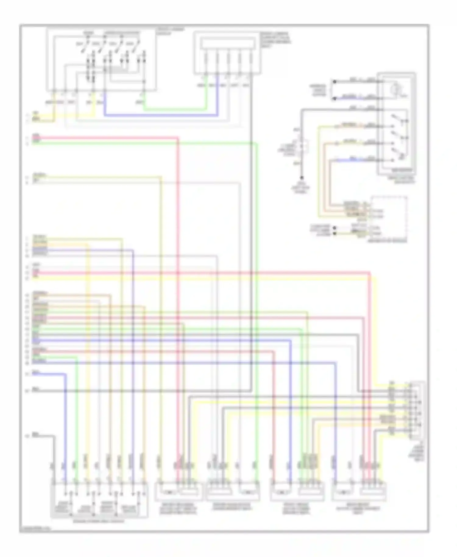 Genesis Hyundai I (2008-2011): Driver"s memory seat circuit (2 of 2)