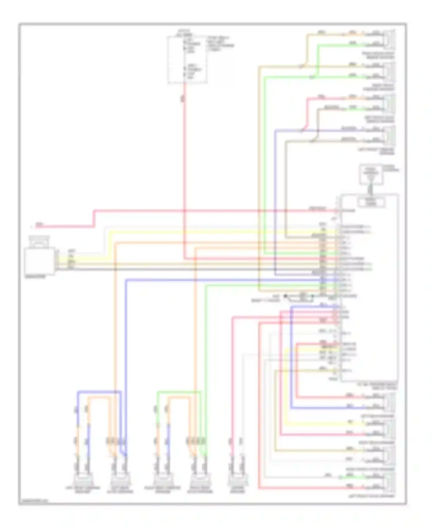 Genesis Hyundai I (2008-2011): Navigation circuit (3 of 3)