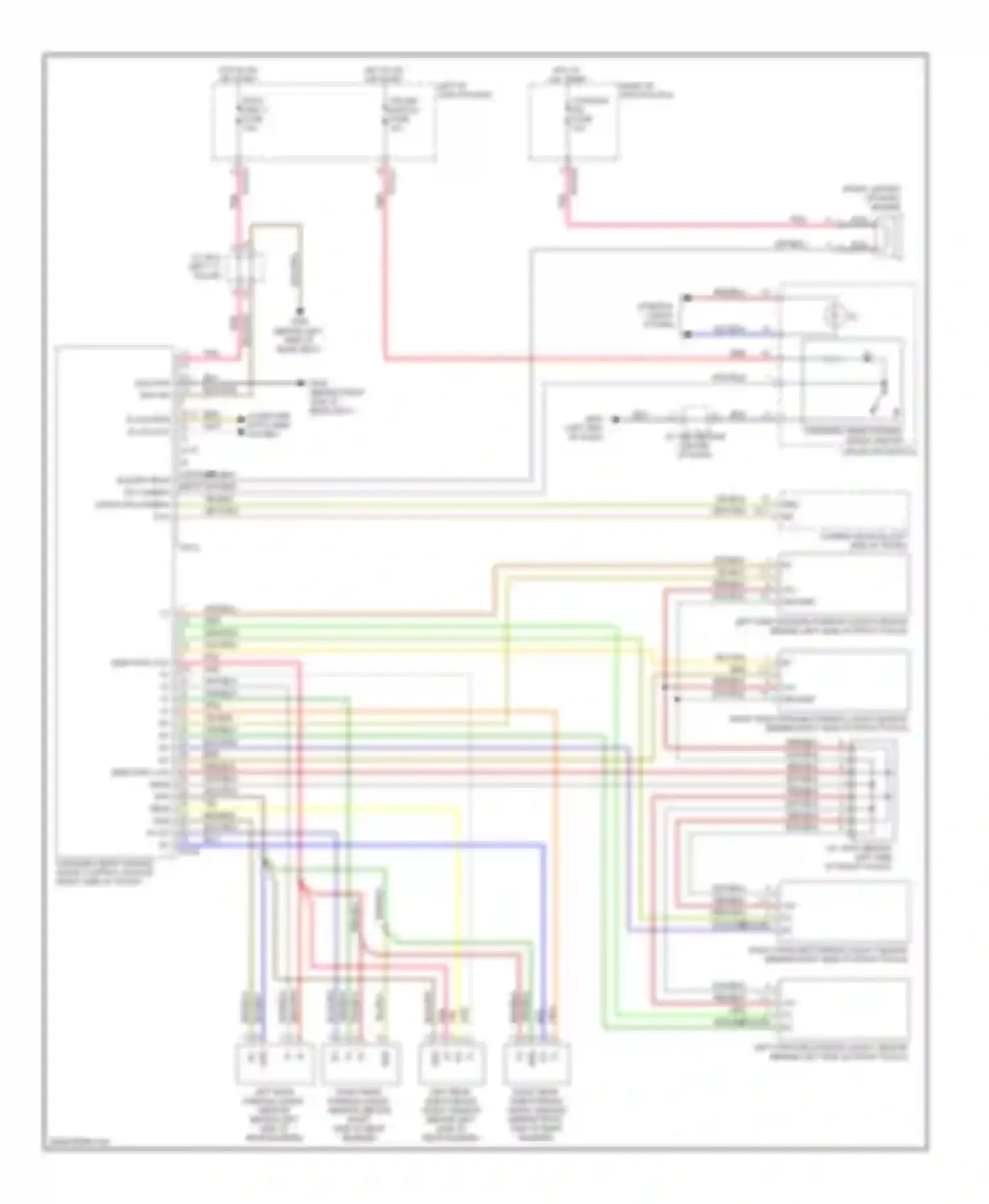 Genesis Hyundai I (2008-2011): Parking assistant circuit