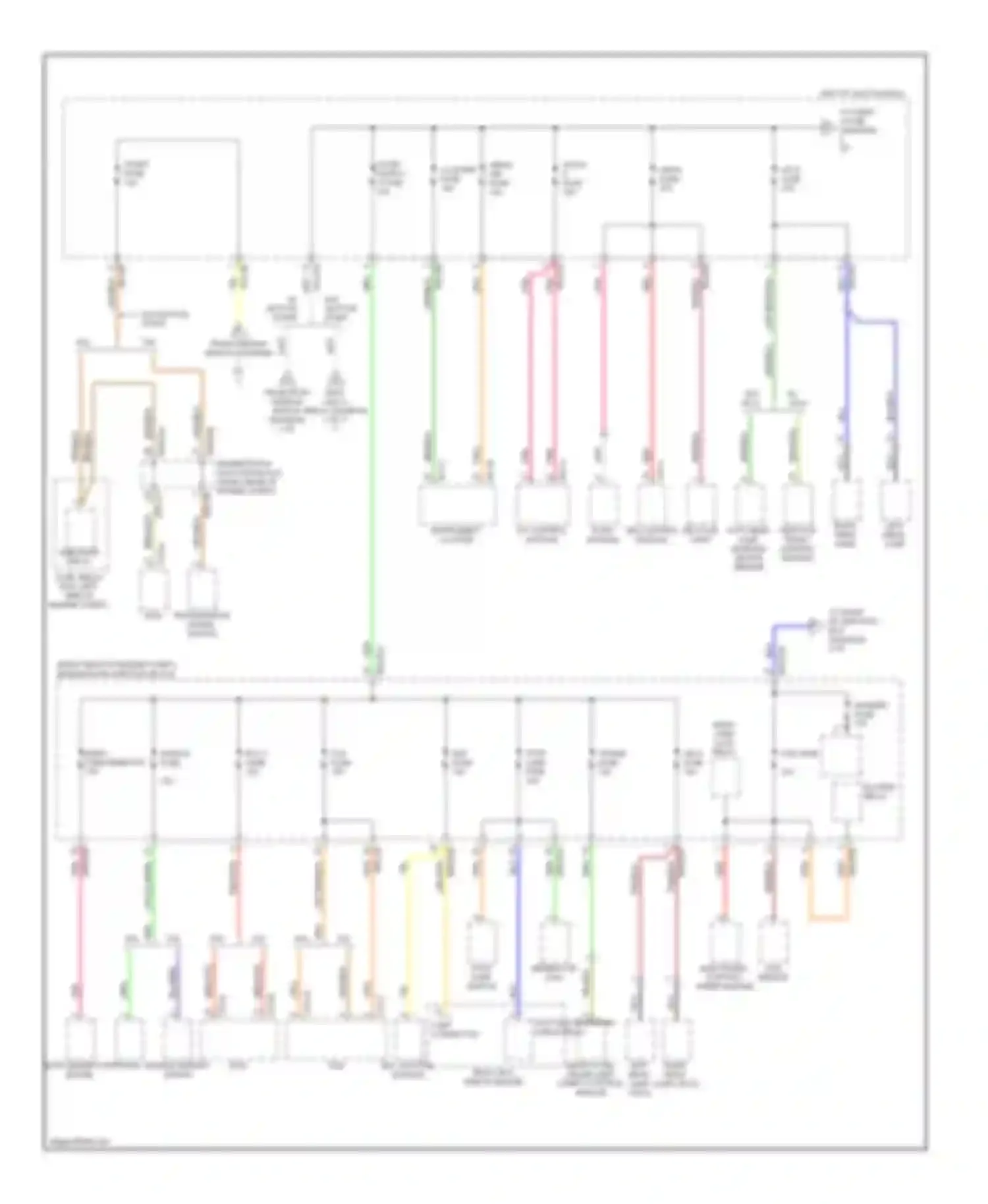 Genesis Hyundai I (2008-2011): Power distribution circuit (4 of 7)