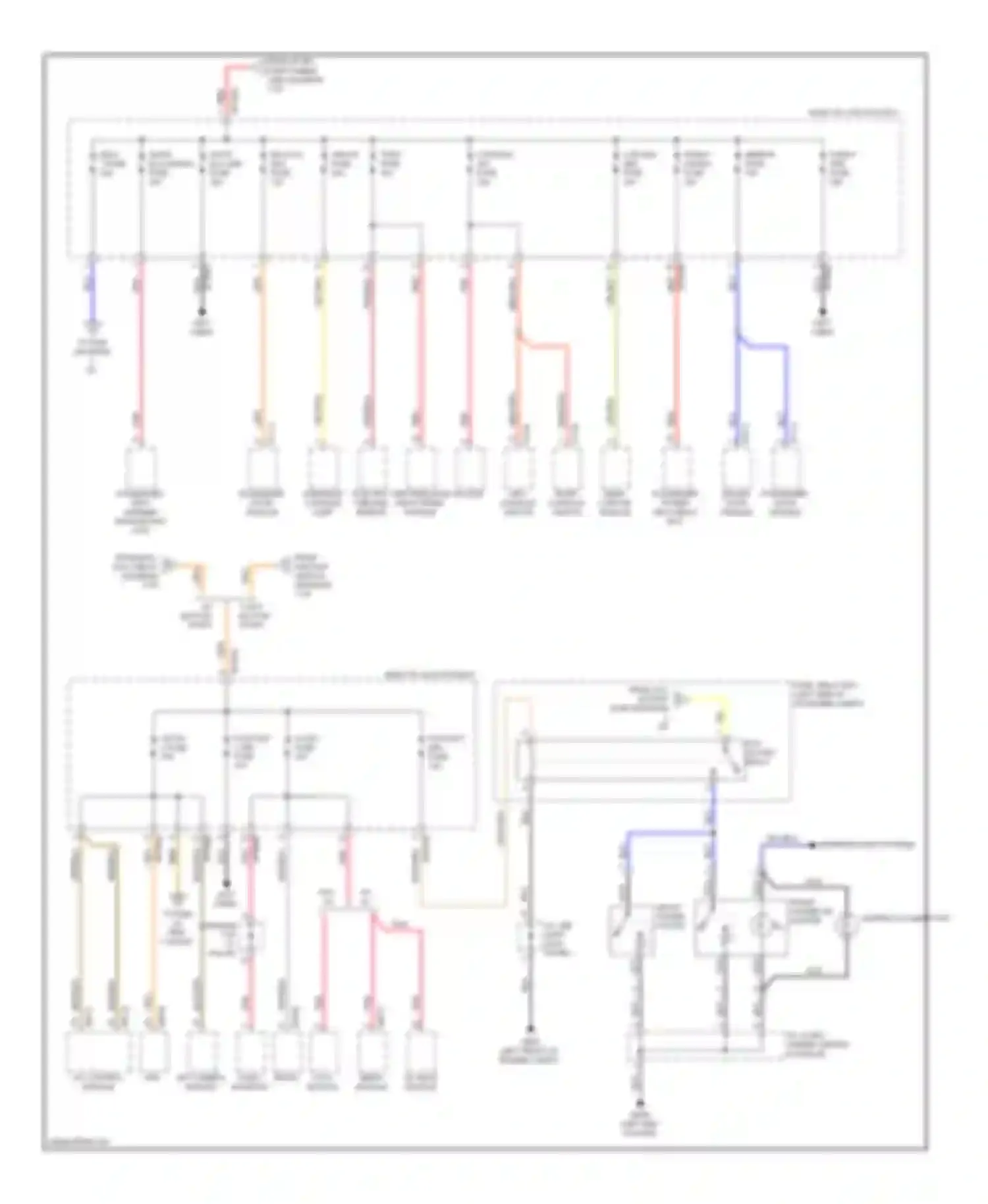 Genesis Hyundai I (2008-2011): Power distribution circuit (6 of 7)