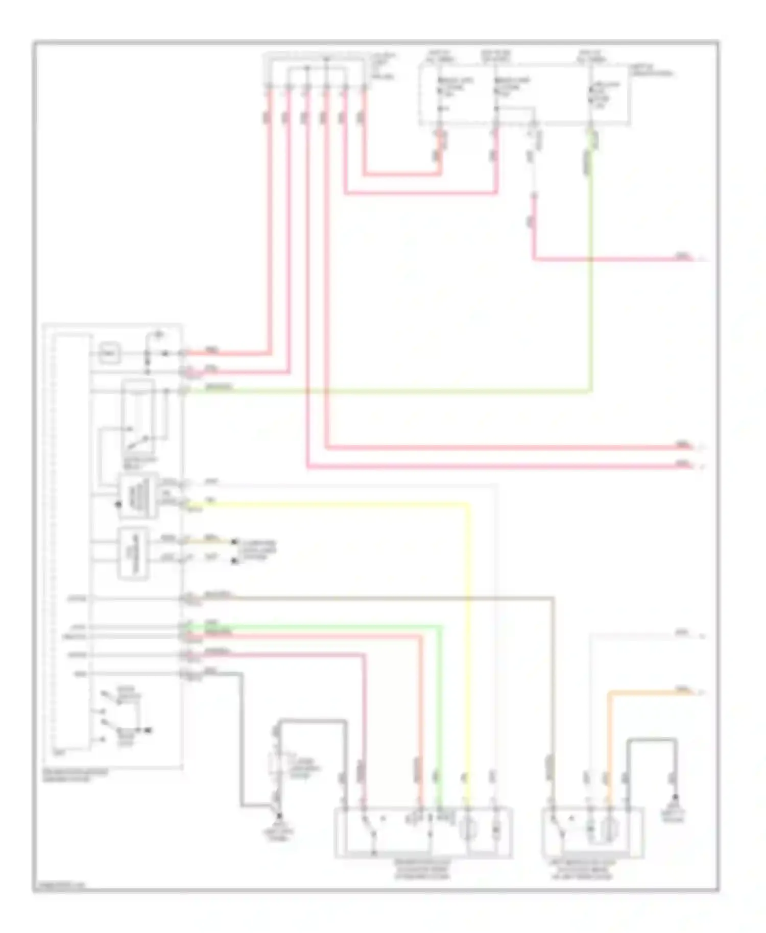 Genesis Hyundai I (2008-2011): Power door locks circuit (1 of 2)