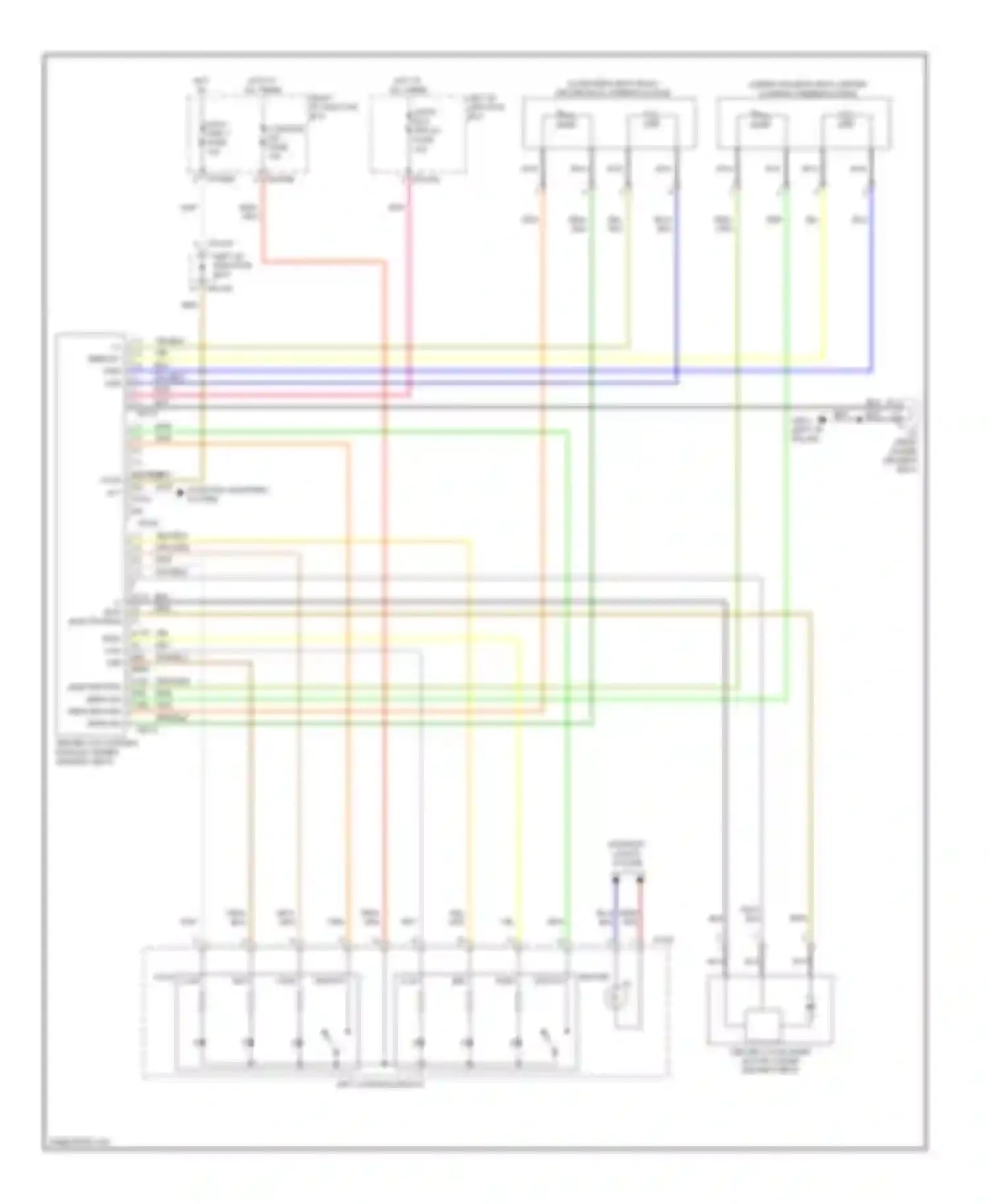 Genesis Hyundai I (2008-2011): Climate control seats circuit